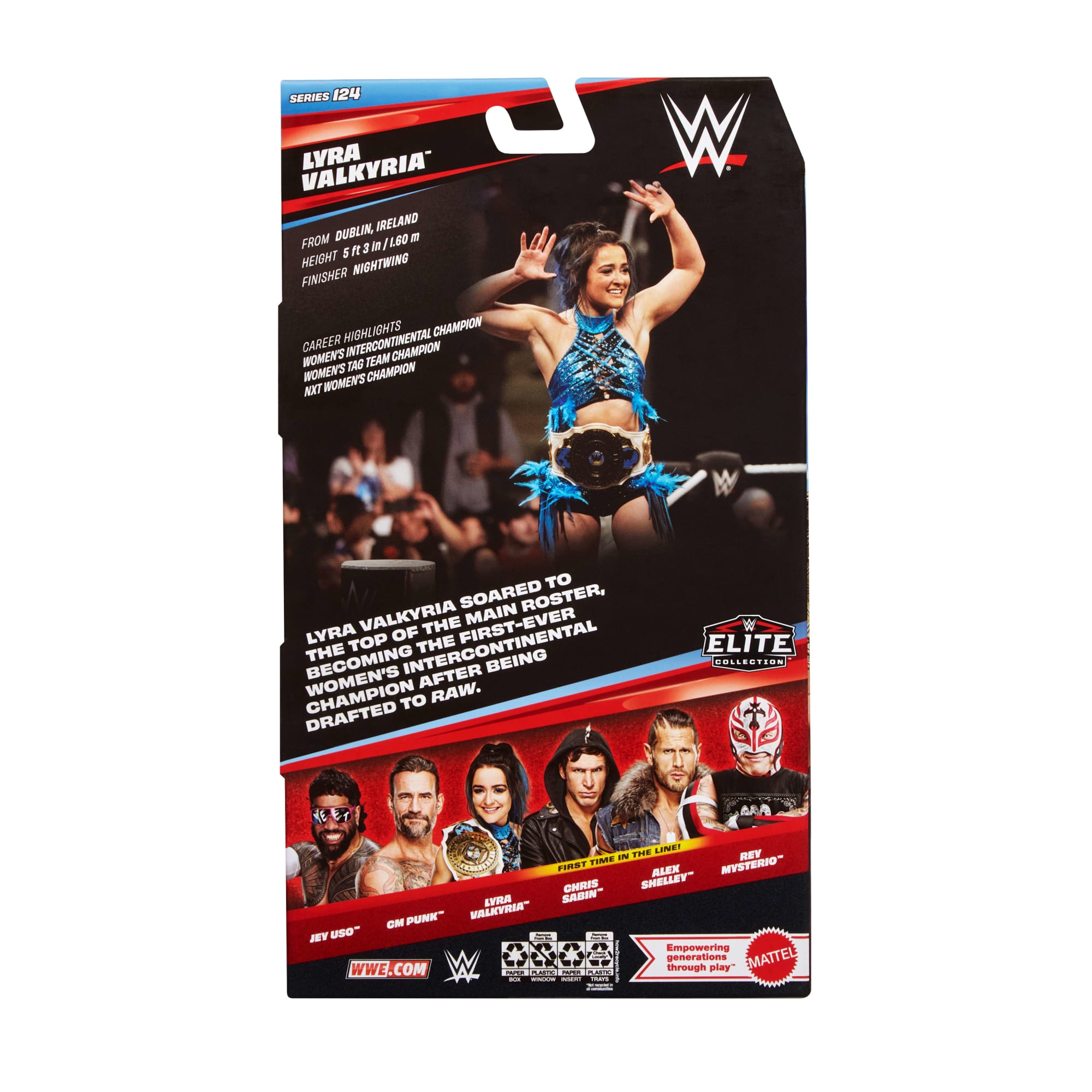 WWE Elite Lyra Valkria Action Figure. Series #124. 6-Inch Collectible With Articulation & Accessories - Image 6