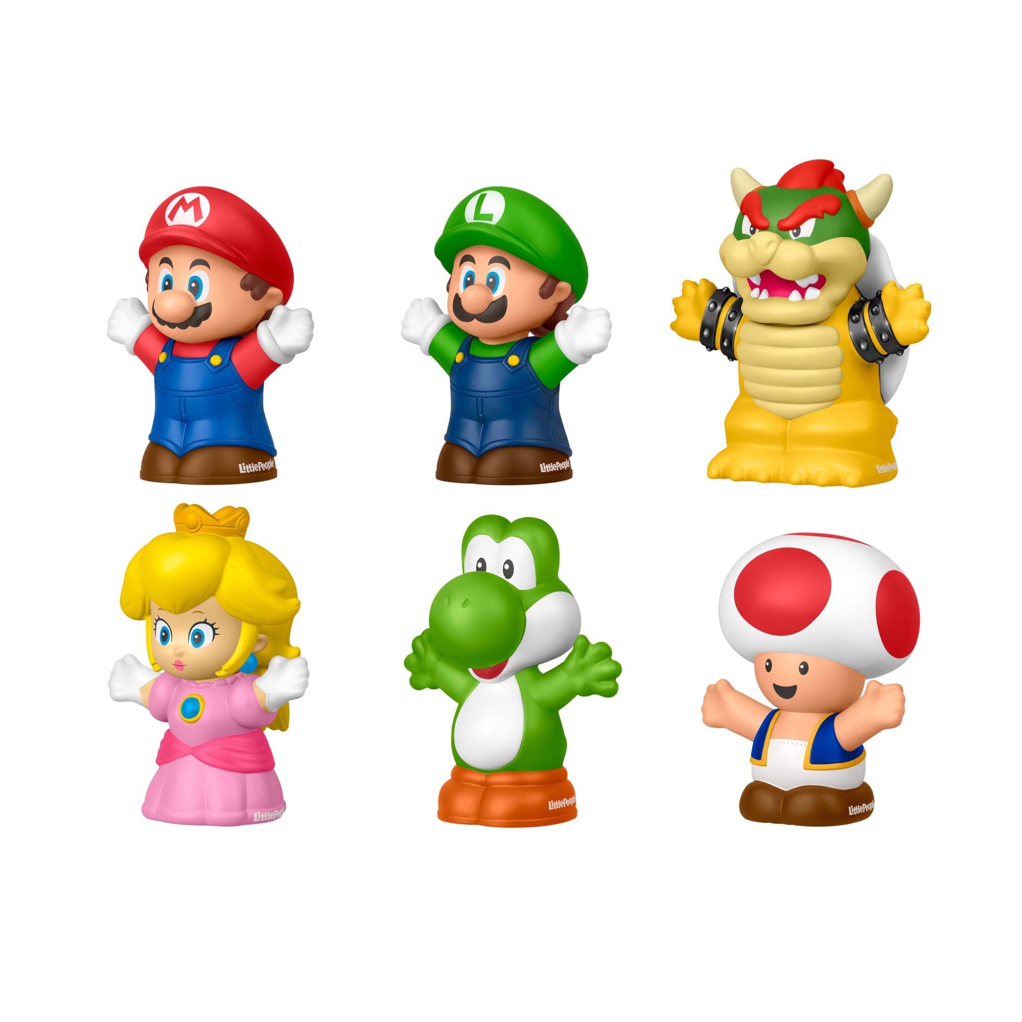 Little People Mario Bros Brinquedo para Bebês FP Little People Conjunto De Figuras Do Mario Bros - Image 3