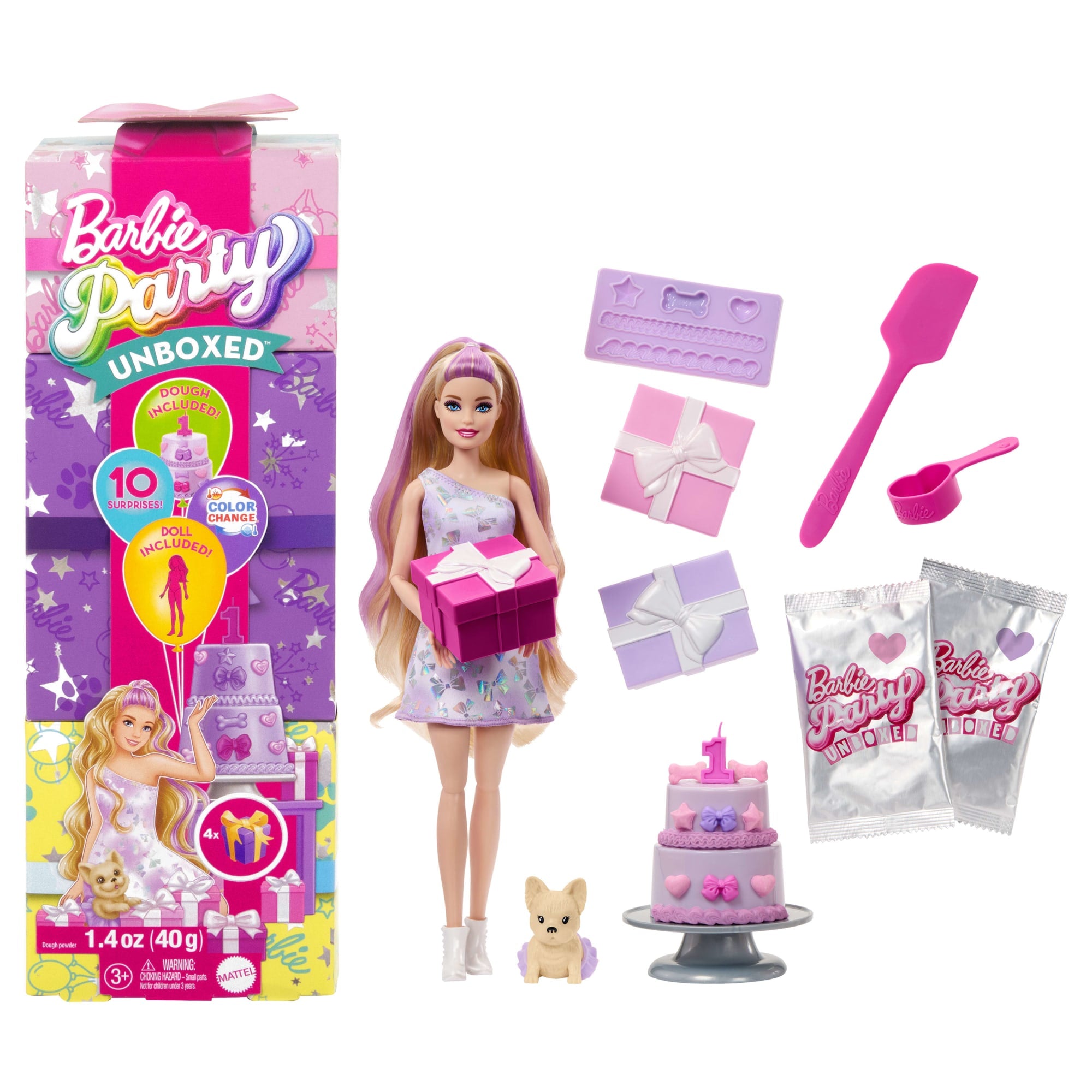 Barbie-Barbie Cadeau Surprise-Coffret Fête D'Anniversaire