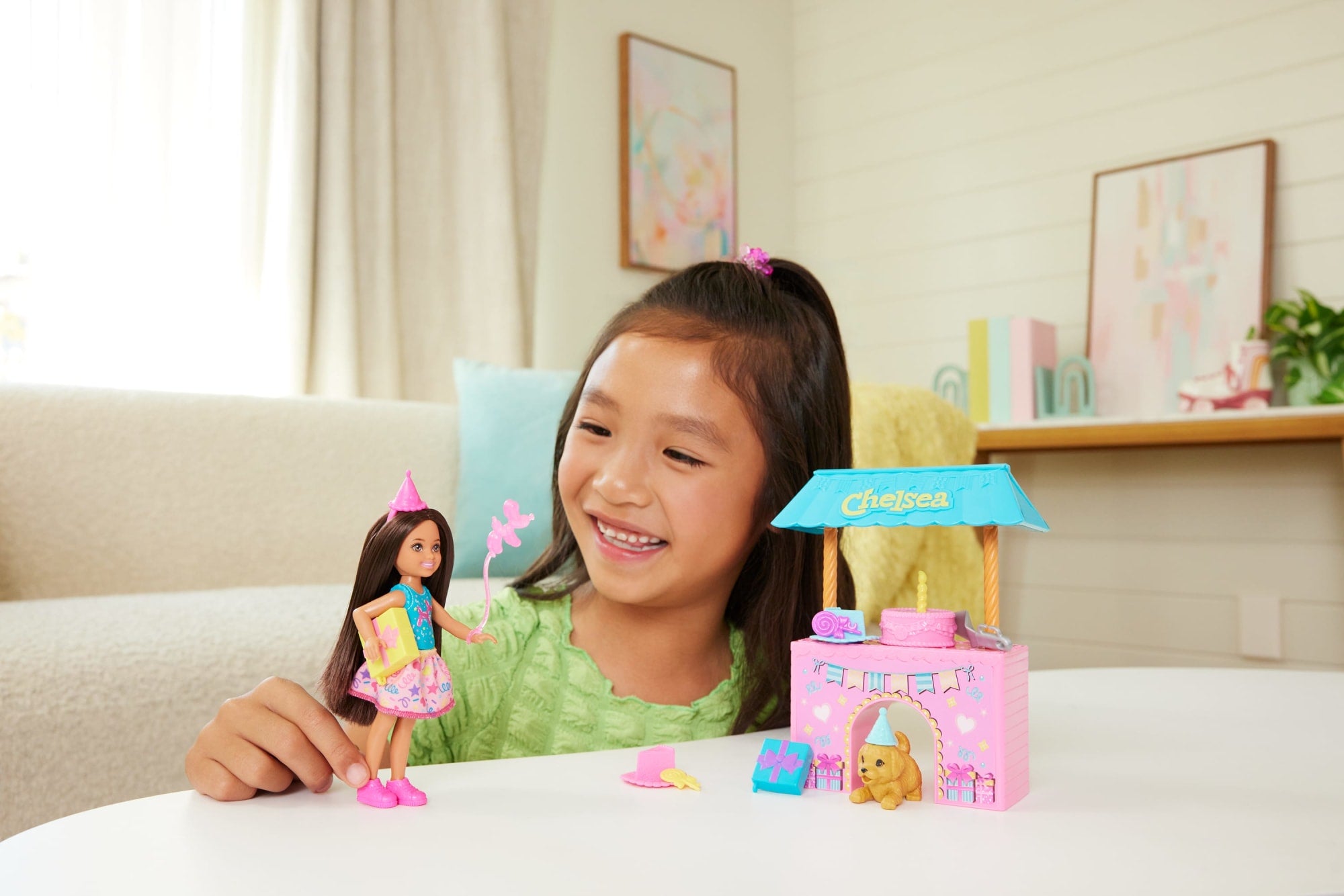 Barbie Family & Friends Club Chelsea Surprise Birthday Party Playset With Small Doll & 10+ Accessories - Image 2