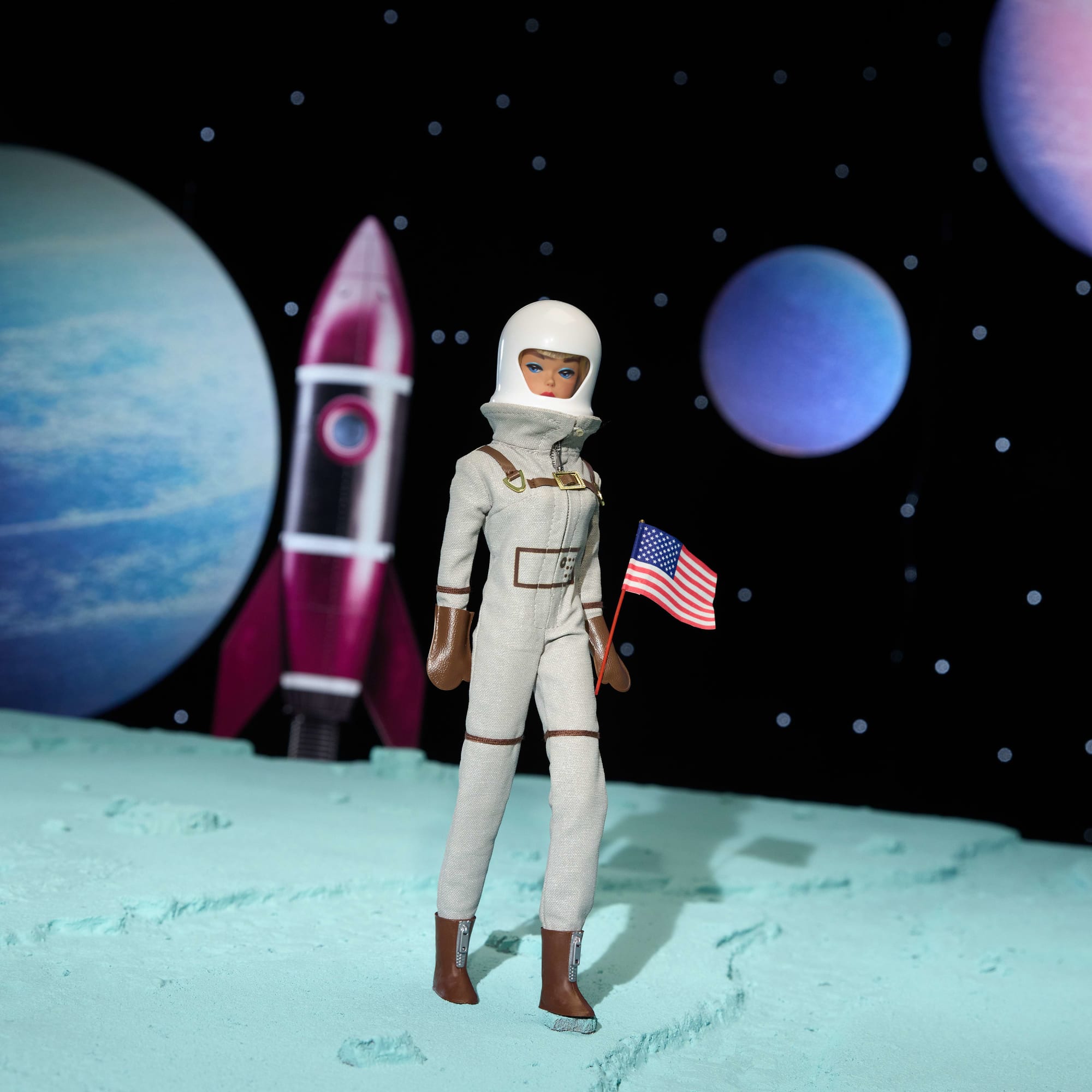 Barbie-Poupée Astronaute-Poupée à Collectionner Avec Costume et Casque - Image 2