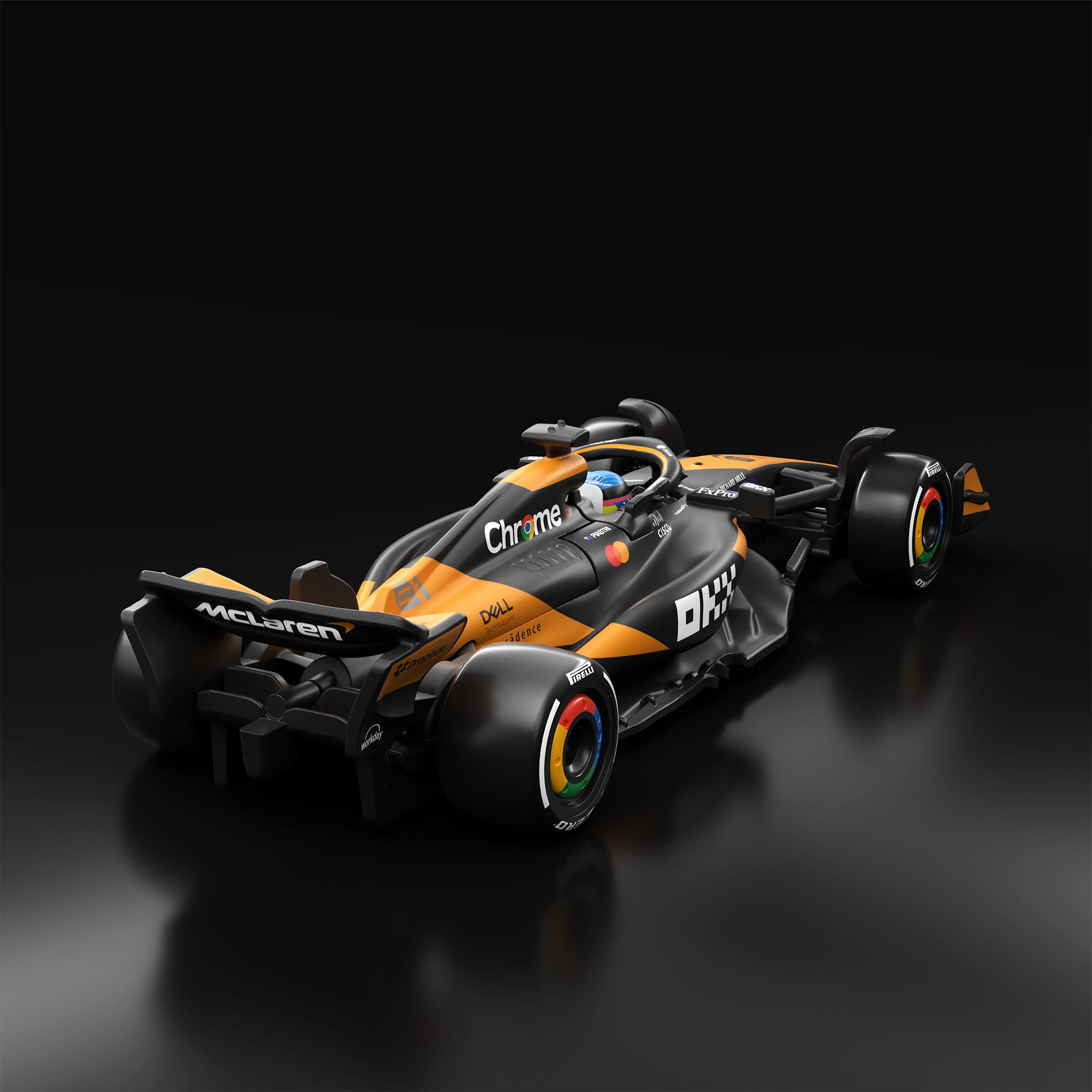 Hot Wheels F1 Series: 2024 McLaren Formula 1 Team MCL38 Car #81 - Image 3