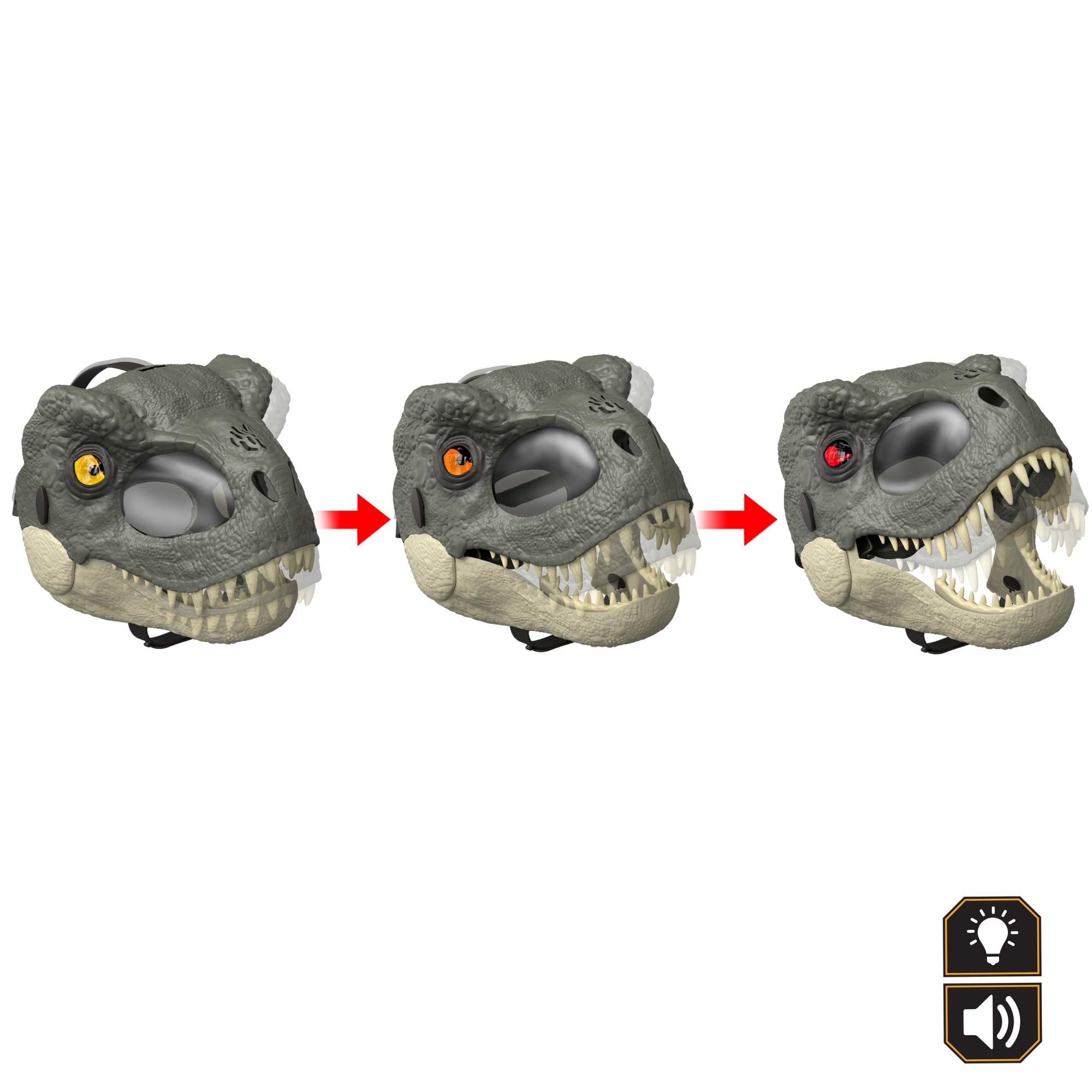 Jurassic World Juguete Rebirth Máscara Deluxe de Dinosaurio - Image 3