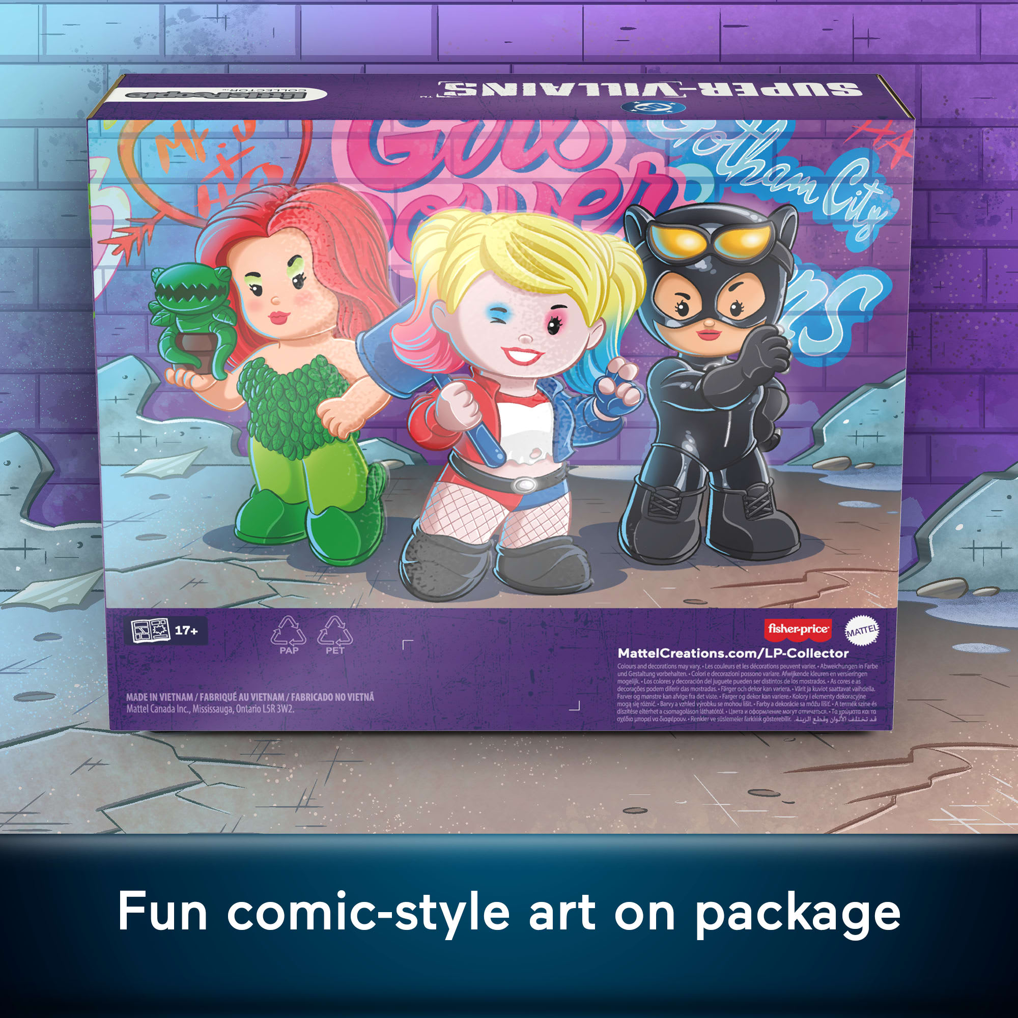 Little People Collector DC Super-Villains Special Edition Set For Comic Book Fans. 3 Figures - Image 4