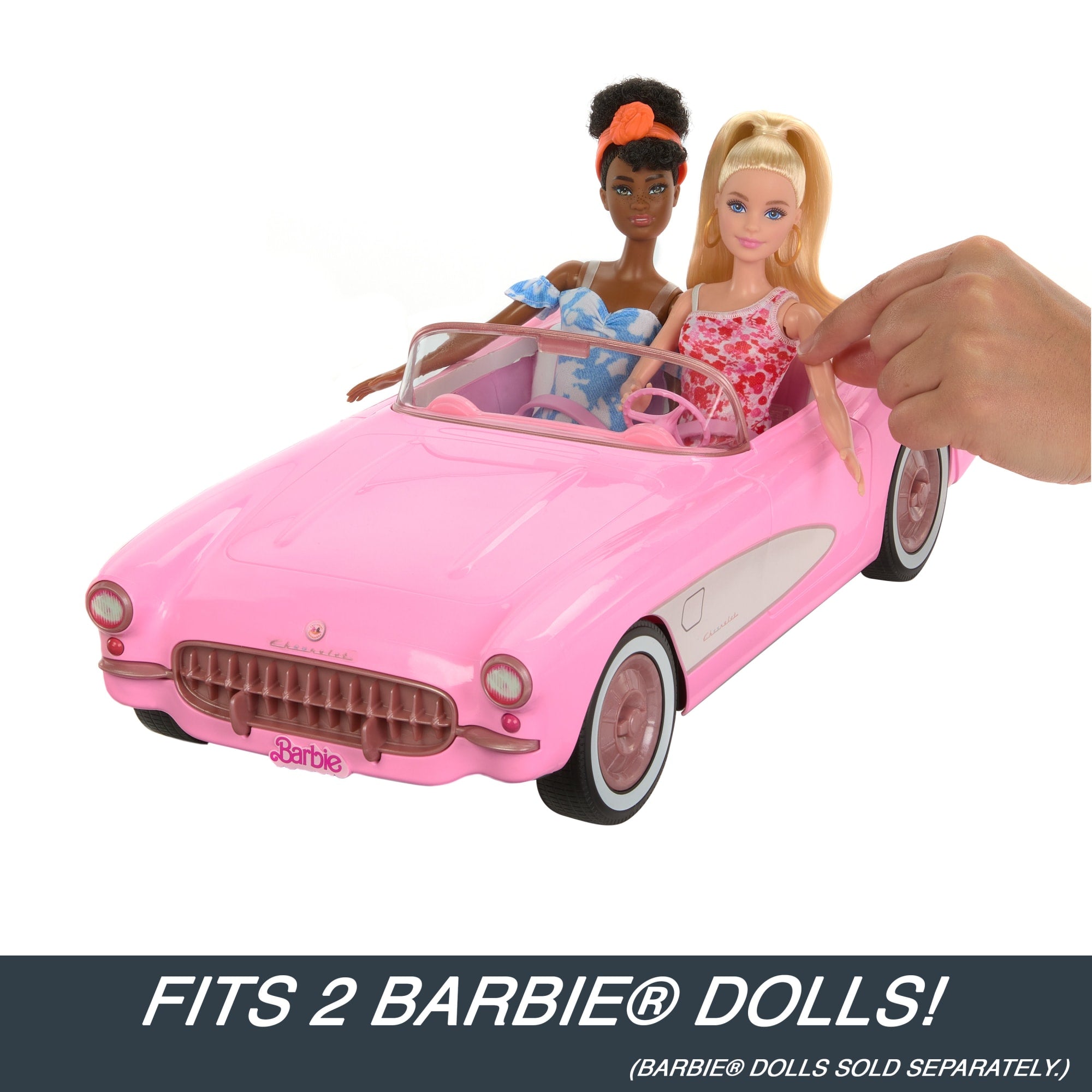 Hot Wheels RC Barbie Corvette. Remote Control Corvette From Barbie The Movie - Image 5