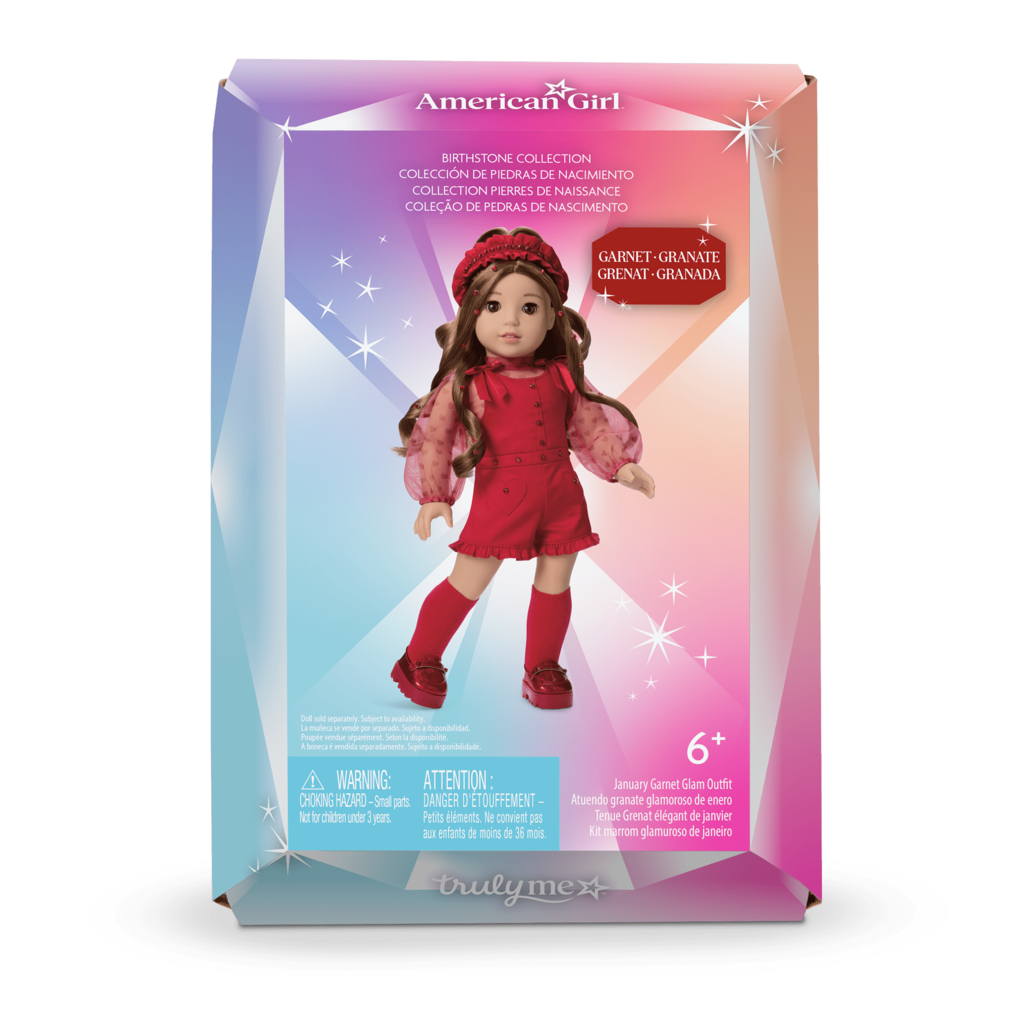 January Garnet Glam Outfit for 18-inch Dolls - Image 9