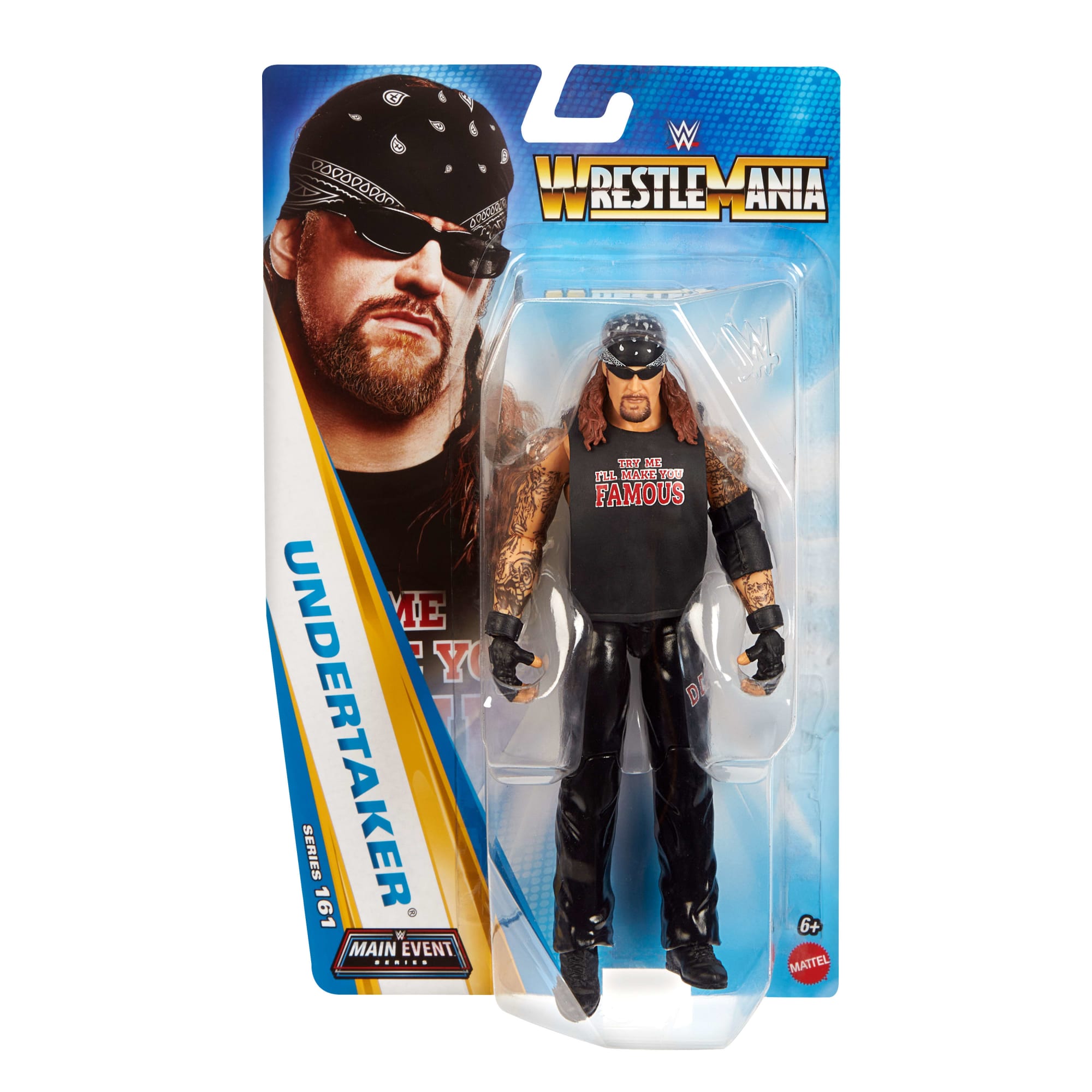 WWE Undertaker Action Figure. Main Event Series #161. 6-Inch Collectible With Articulation - Image 6