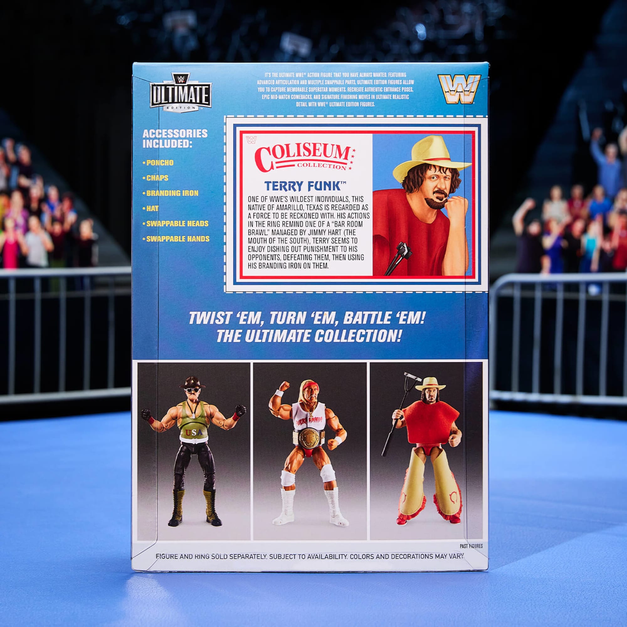 WWE Coliseum Collection Hulk Hogan & Terry Funk Ultimate Edition Figures - Image 8