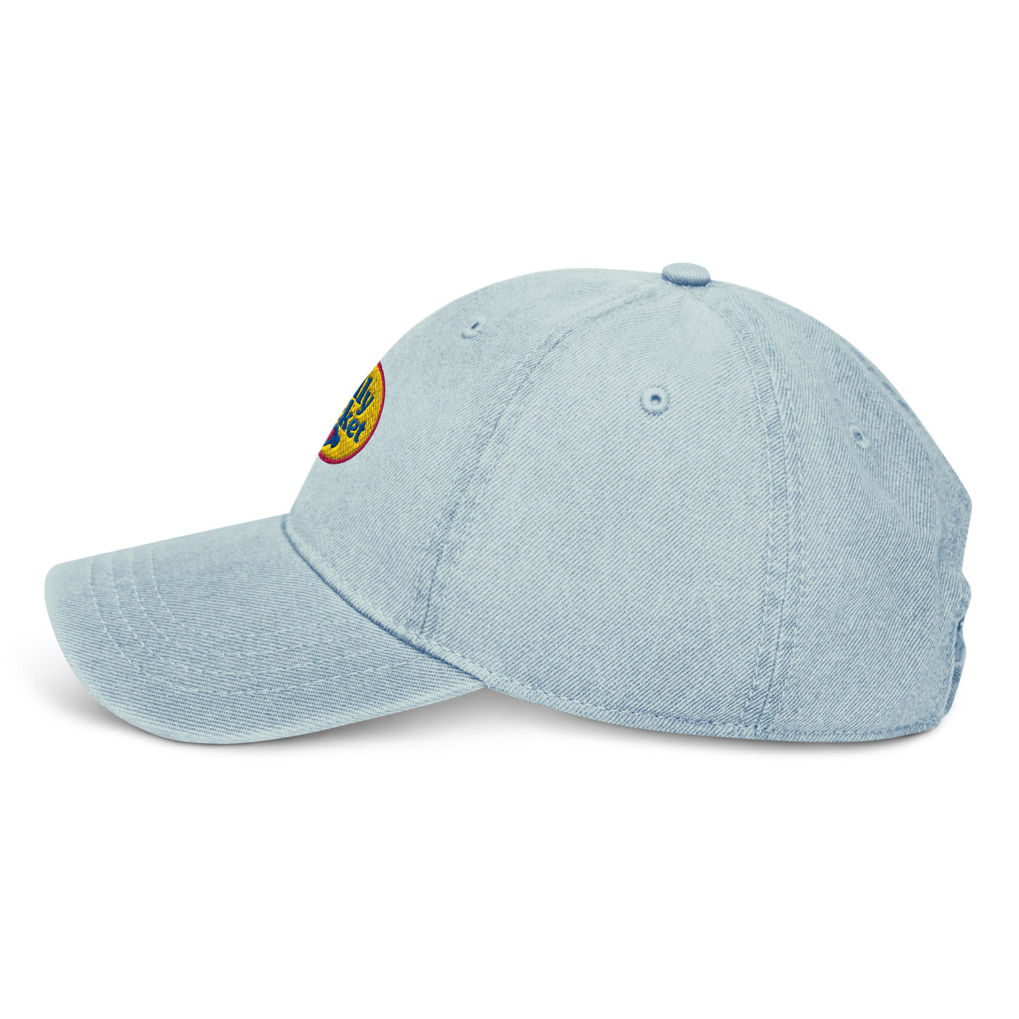 Polly Pocket Logo Light Blue Denim Hat - Image 3