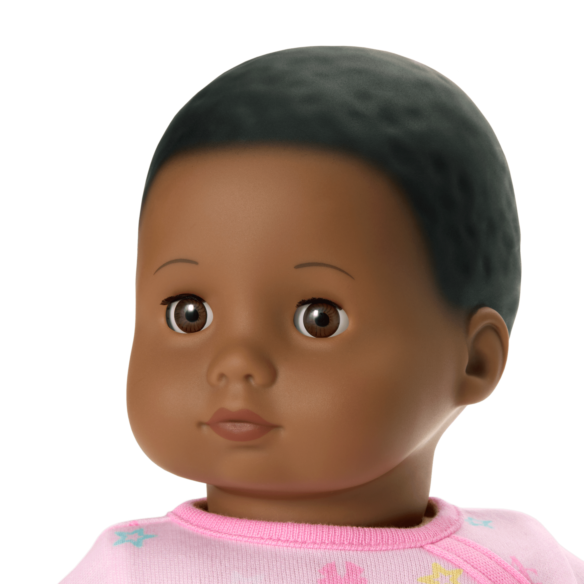 Bitty Baby® Doll #1 with black hair in Pastel Pink - Image 3