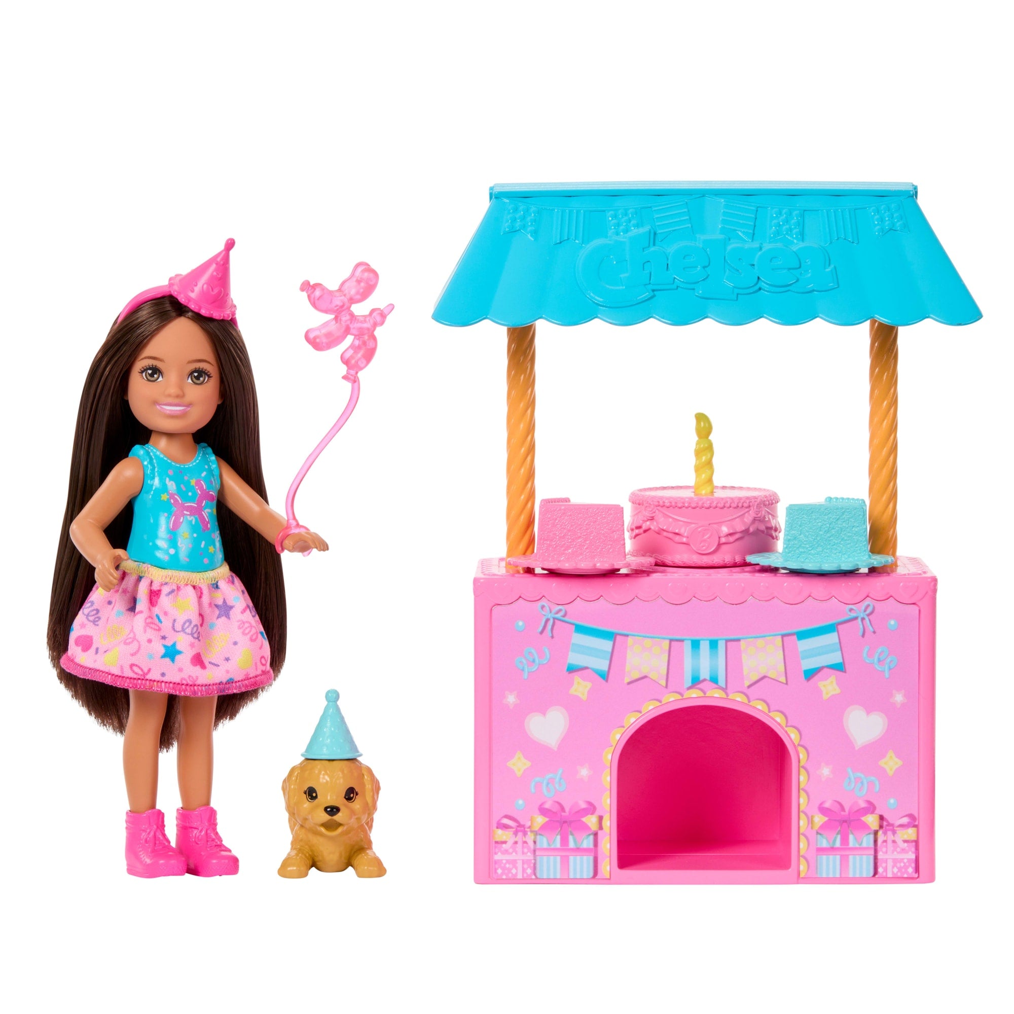 Barbie Family & Friends Club Chelsea Surprise Birthday Party Playset With Small Doll & 10+ Accessories - Image 5