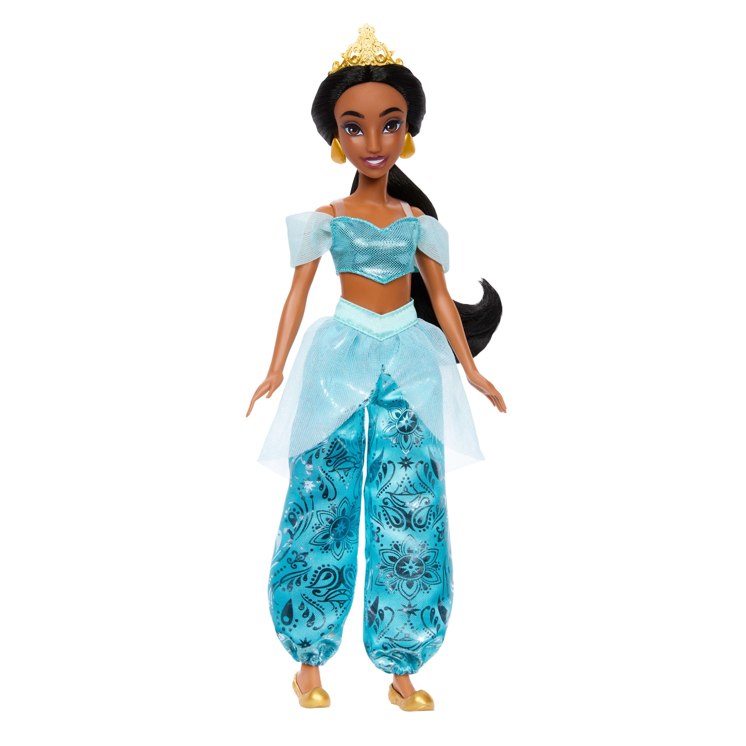 Disney Princess Enchanted Stories Jasmine Fashion Doll With Sparkling Outfit & Accessories. Posable - Image 6