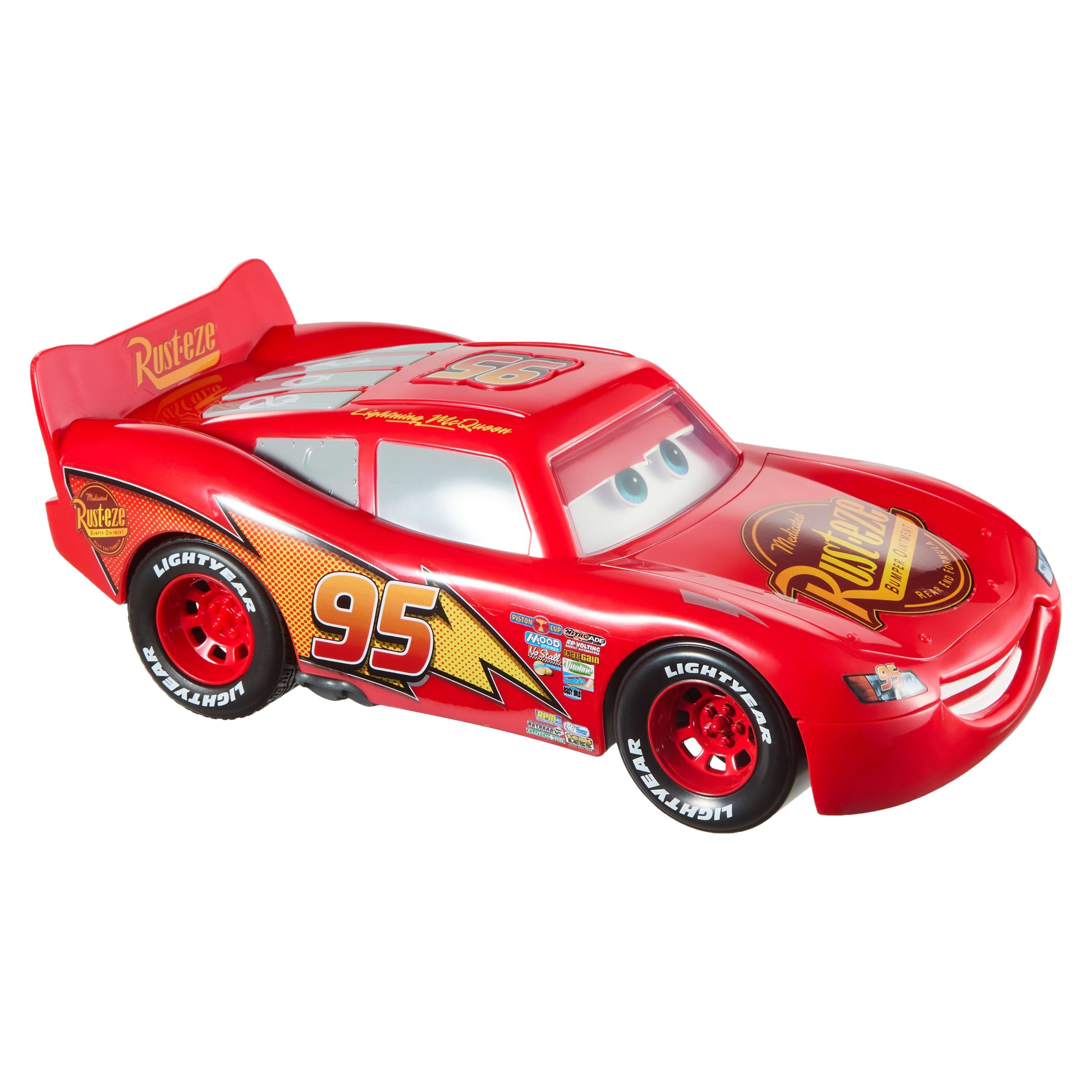 Disney And Pixar Cars Action Scene Lightning Mcqueen. Battery-Powered Toy Vehicle With Sound Effects - Image 3