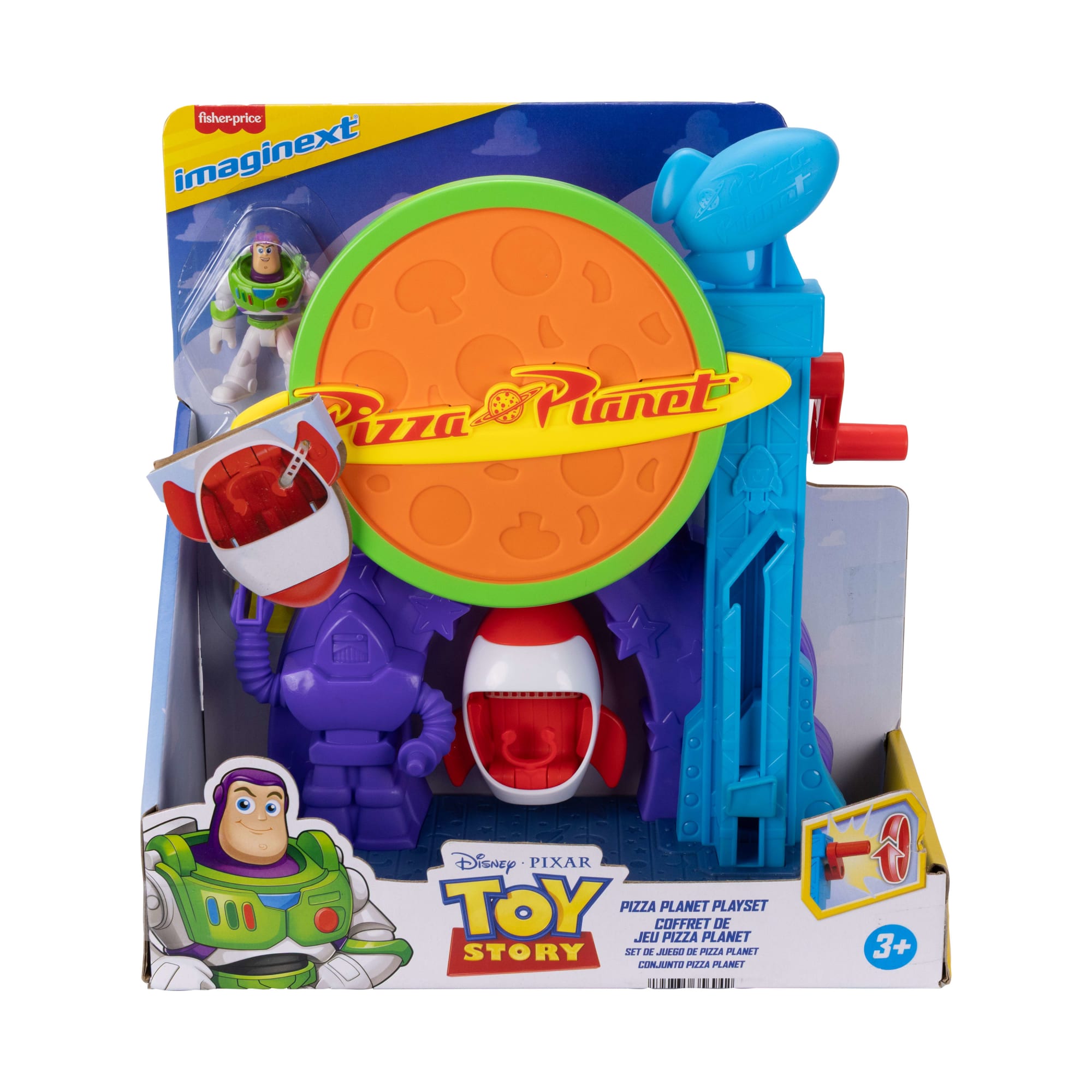 Imaginext Project Target Set de Juego Imaginext Toy Story Conjunto Pizza Planet com Buzz e Alienígena - Image 6