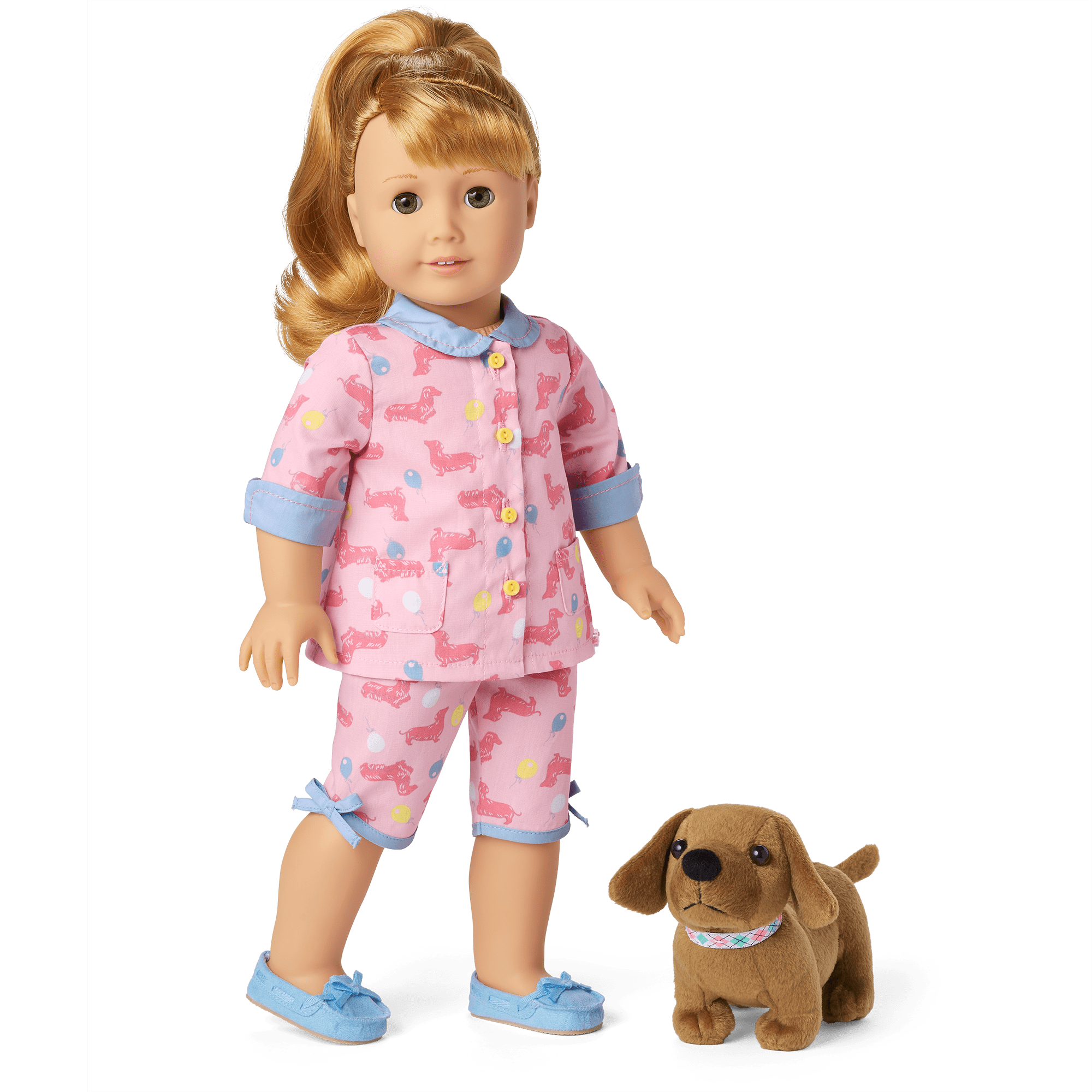 Maryellen's™ Dachshund Pajamas & Dog (Historical Characters)