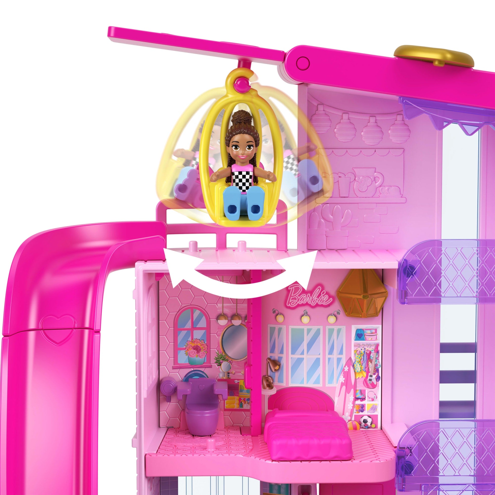 Polly Pocket Barbie Dreamhouse Compact - Image 5