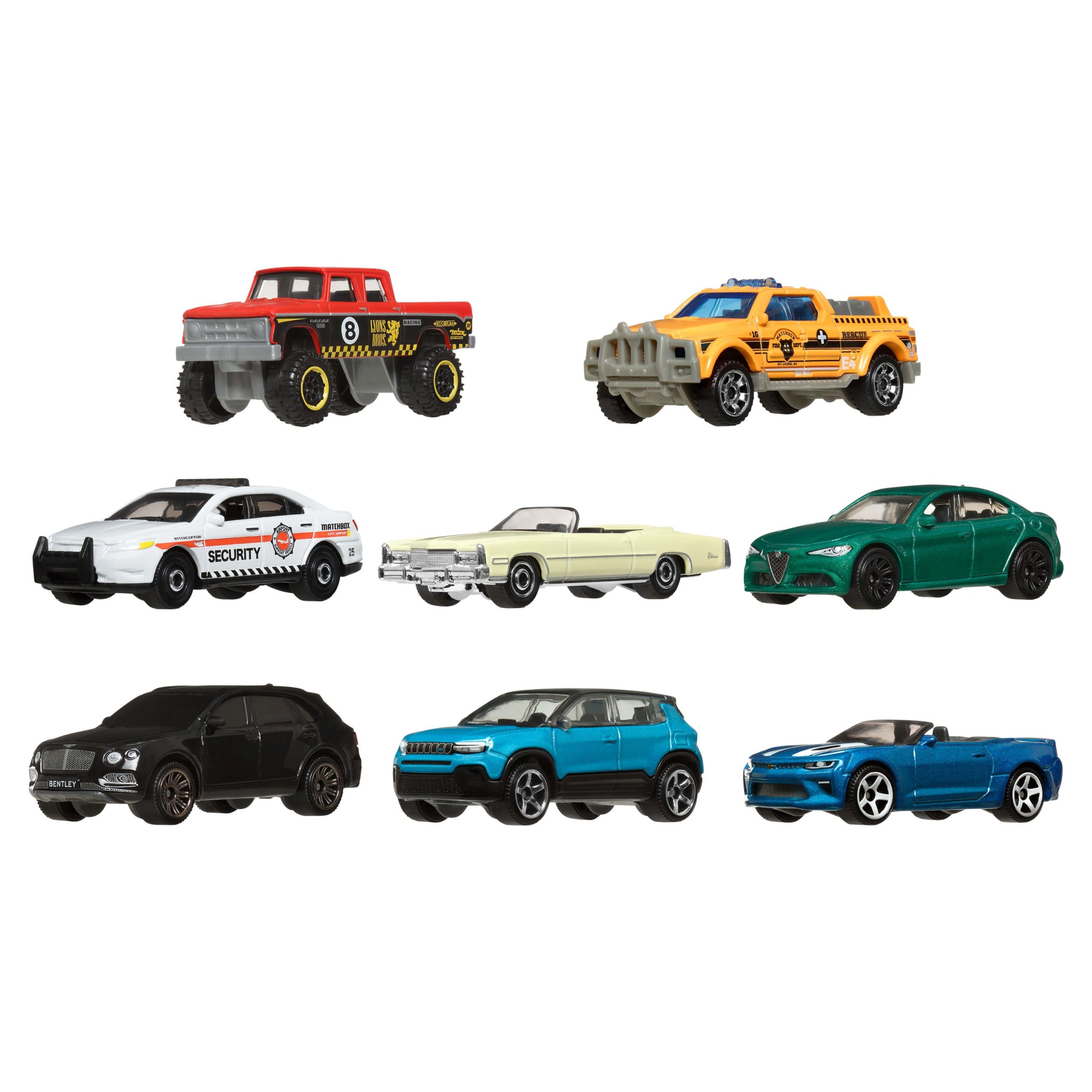 Matchbox 1:64 Scale Die-Cast Toy Cars Or Trucks. Set Of 8 - Image 3