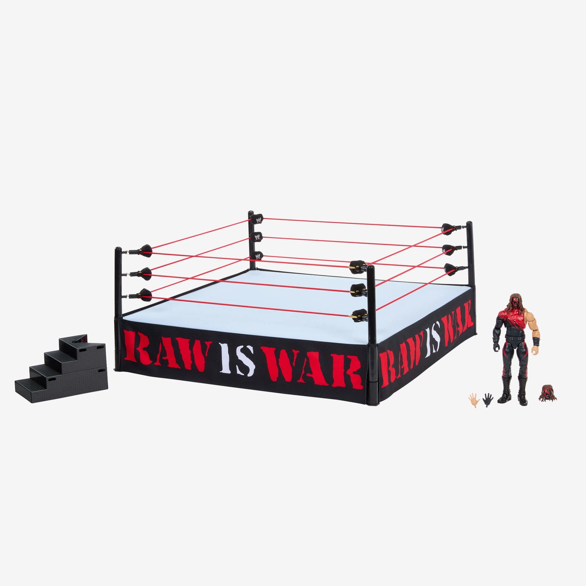 WWE Ultimate Edition Attitude Era Ring and Kane Figure - Image 2