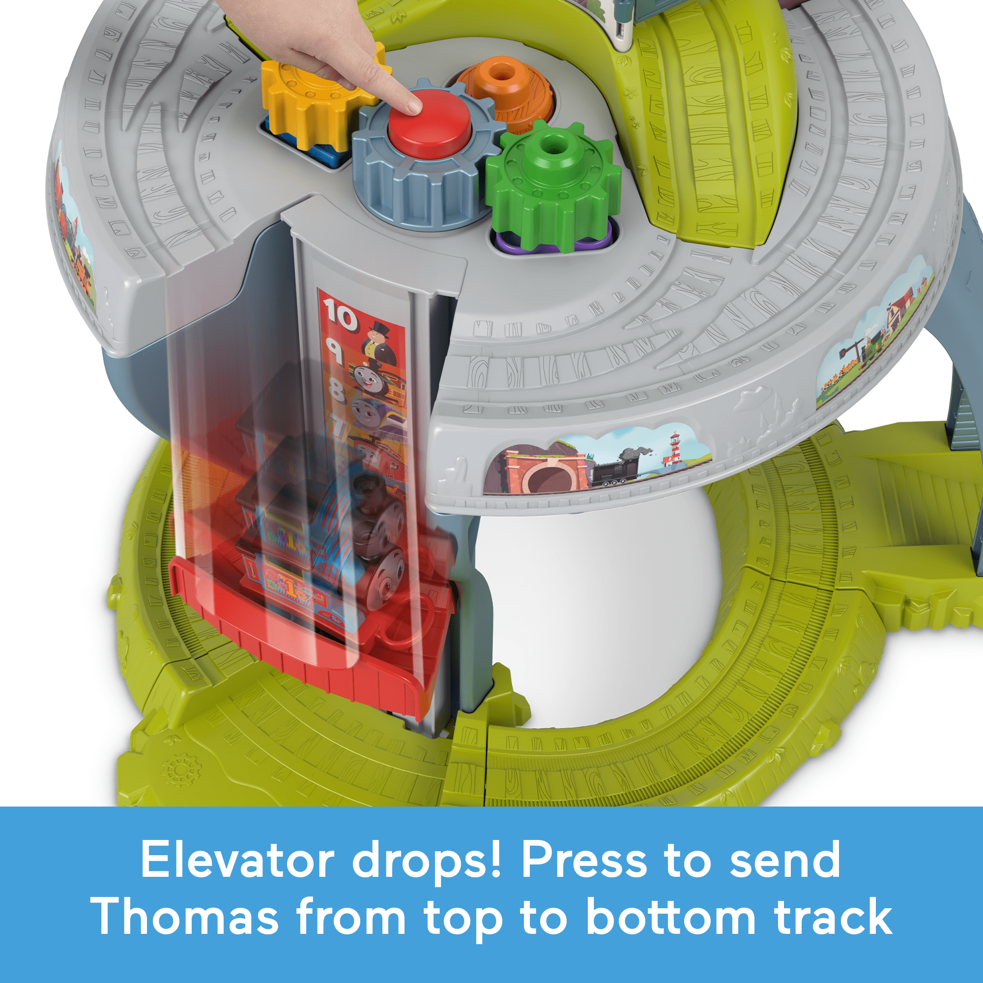 Thomas & Friends My First Train Table Toddler Toy With Track & Fine Motor Activities - Image 3