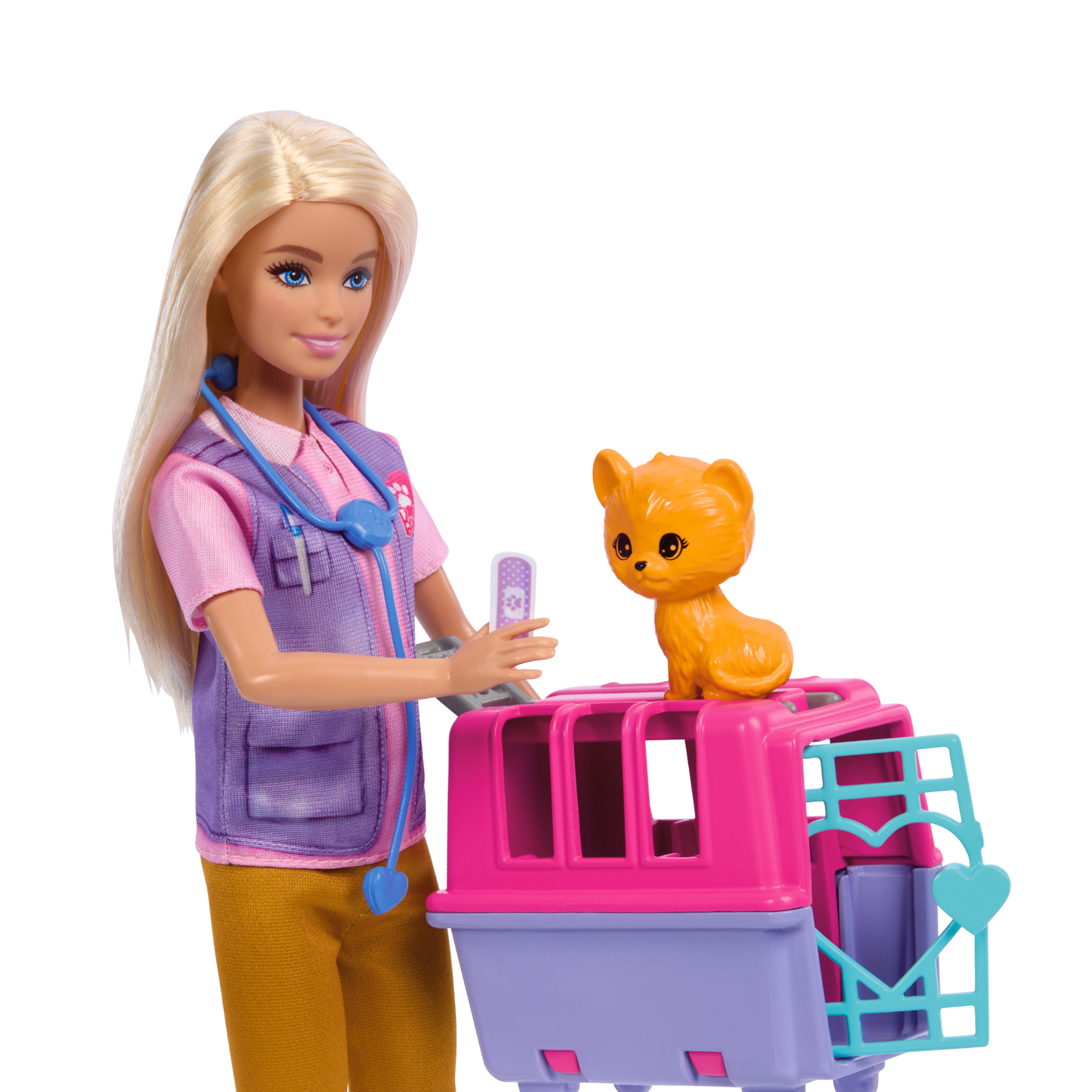 Barbie Animal Rescue & Recovery Playset With Blonde Doll. 2 Animal Figures & Accessories - Image 2