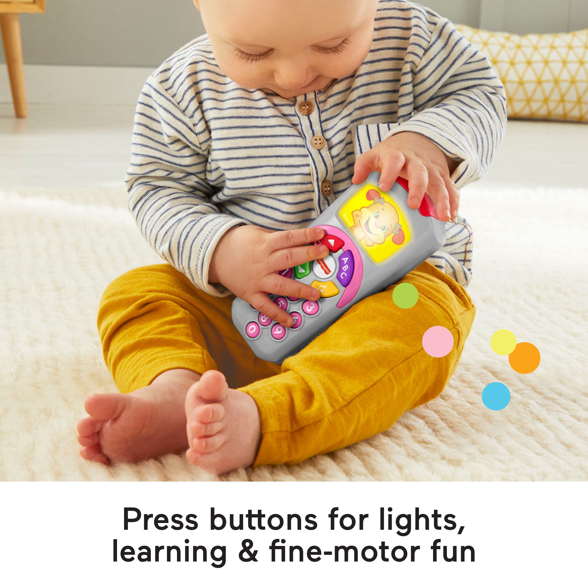 Fisher-Price Laugh & Learn Sis' Remote Baby & Toddler Learning Toy With Music & Lights - Image 4