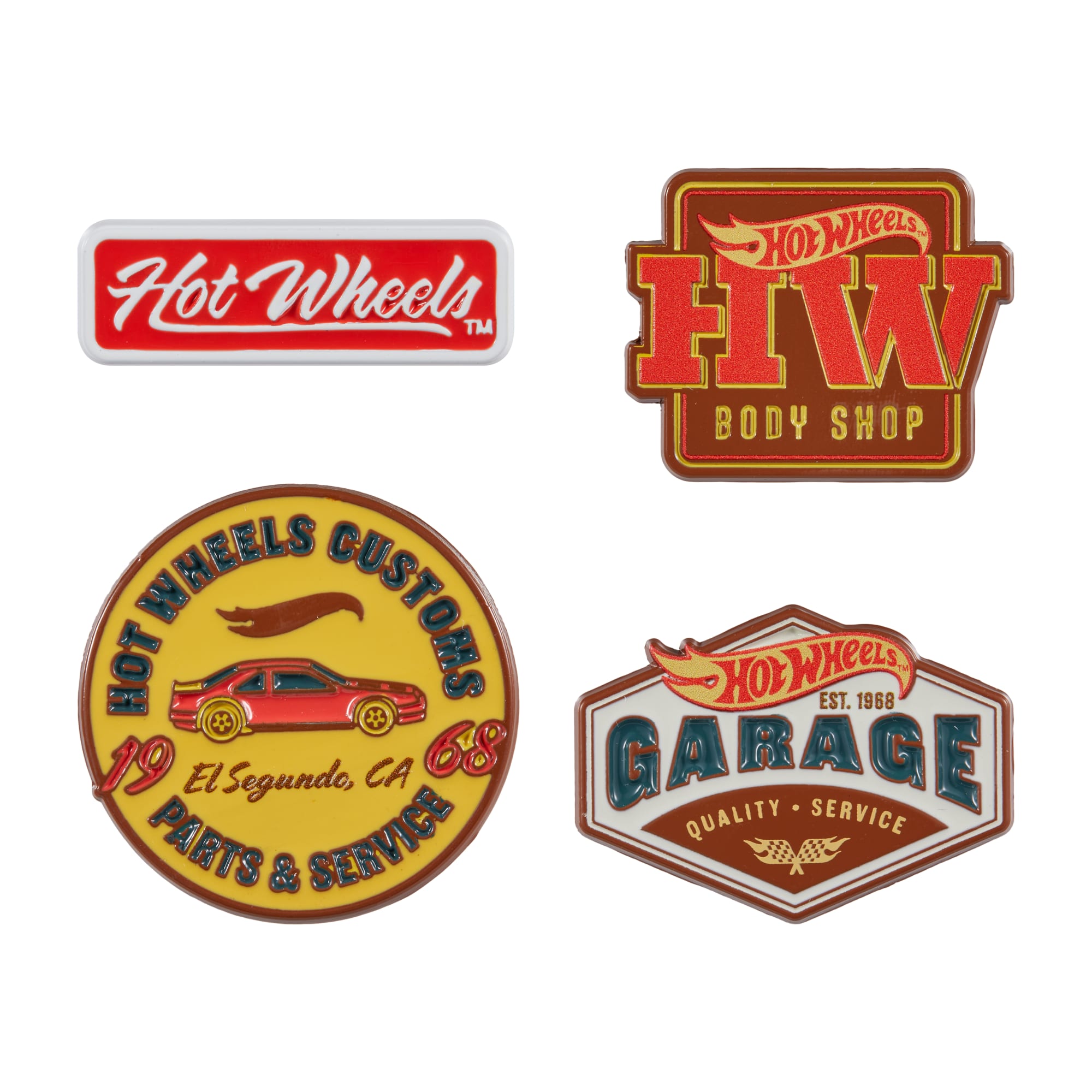 Hot Wheels Body Shop Enamel Pin Set - Image 2