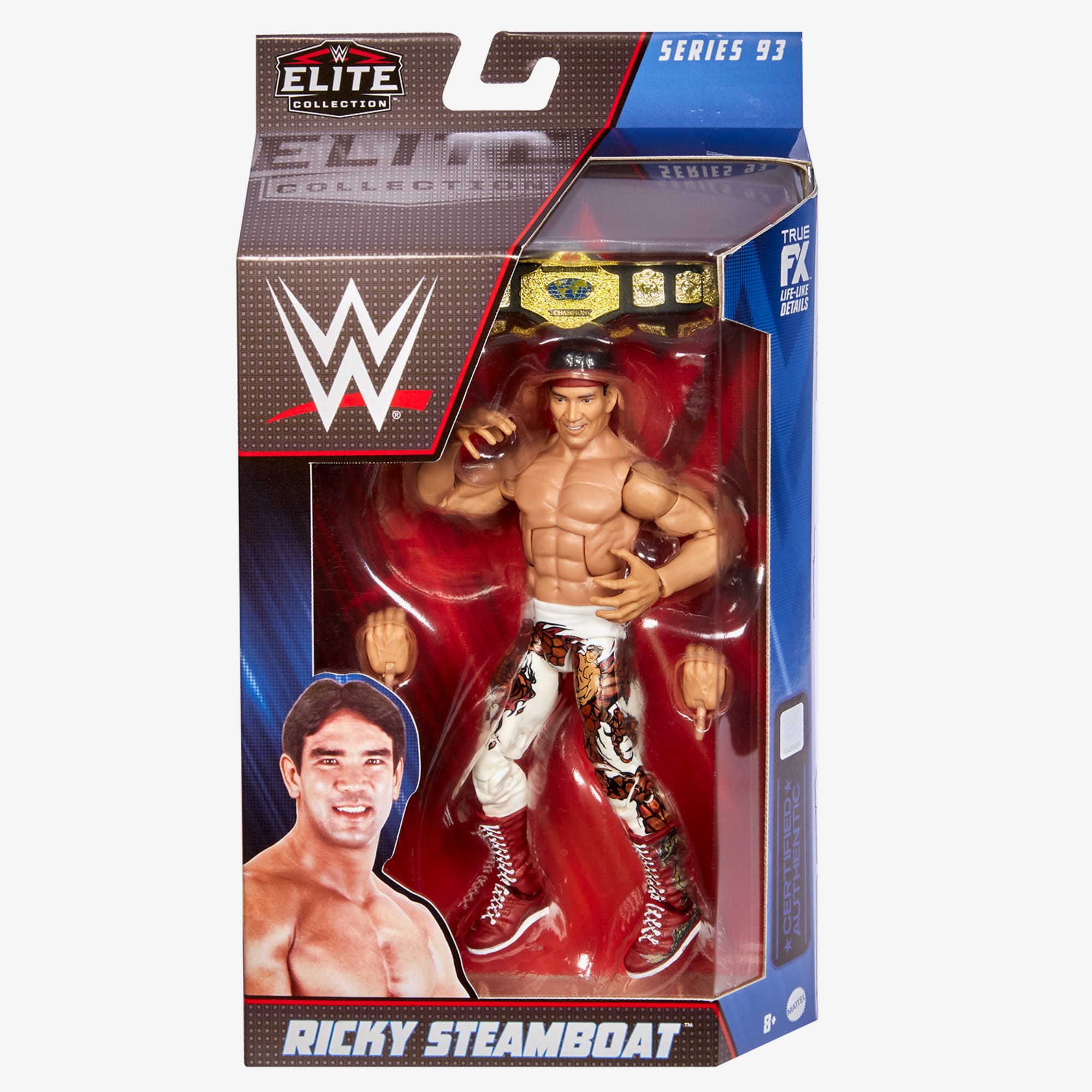 WWE Ricky The Dragon Steamboat Elite Collection Action Figure - Image 6