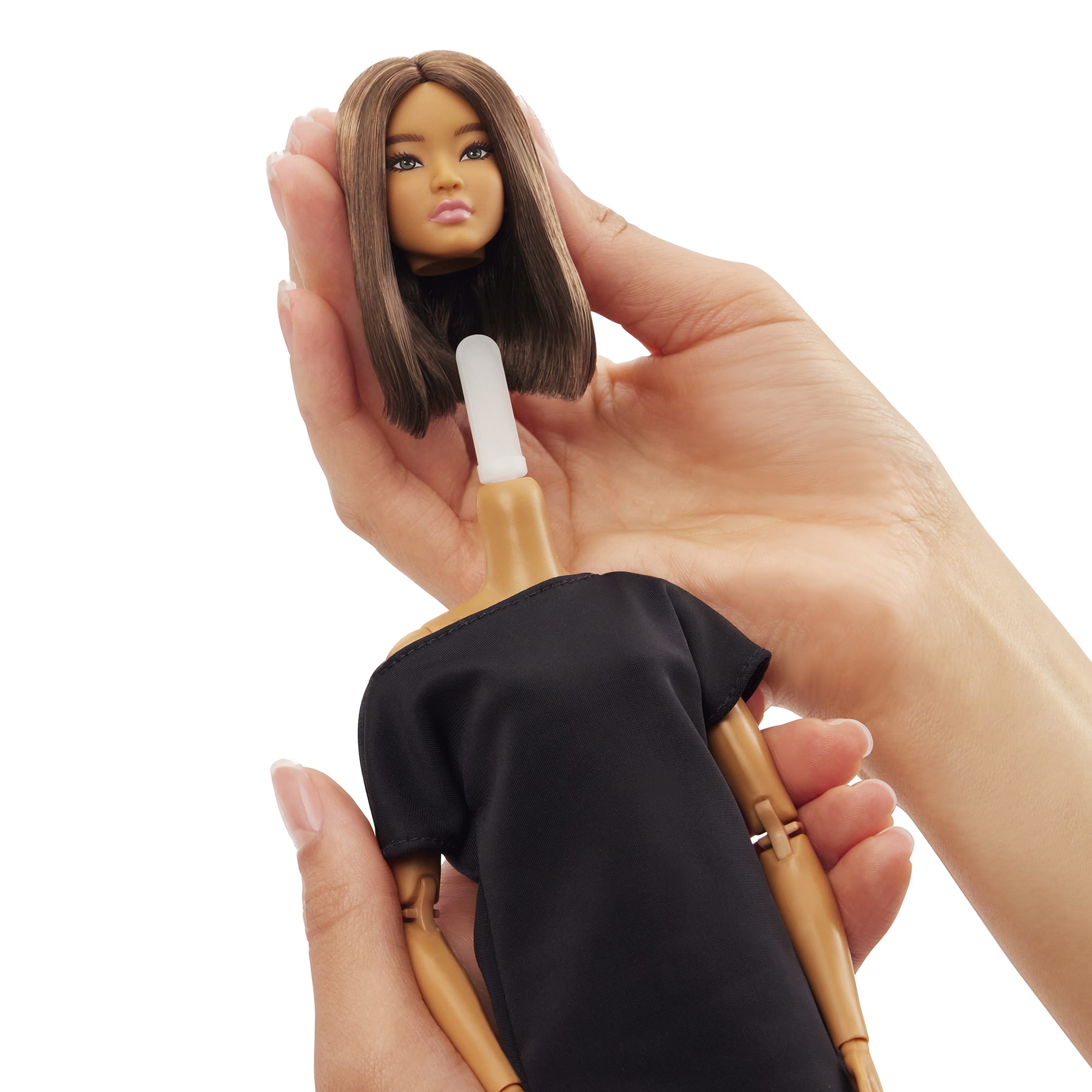 Barbie-Barbie Basics Modèle 1-Poupée Brune Avec Robe Noire - Image 6