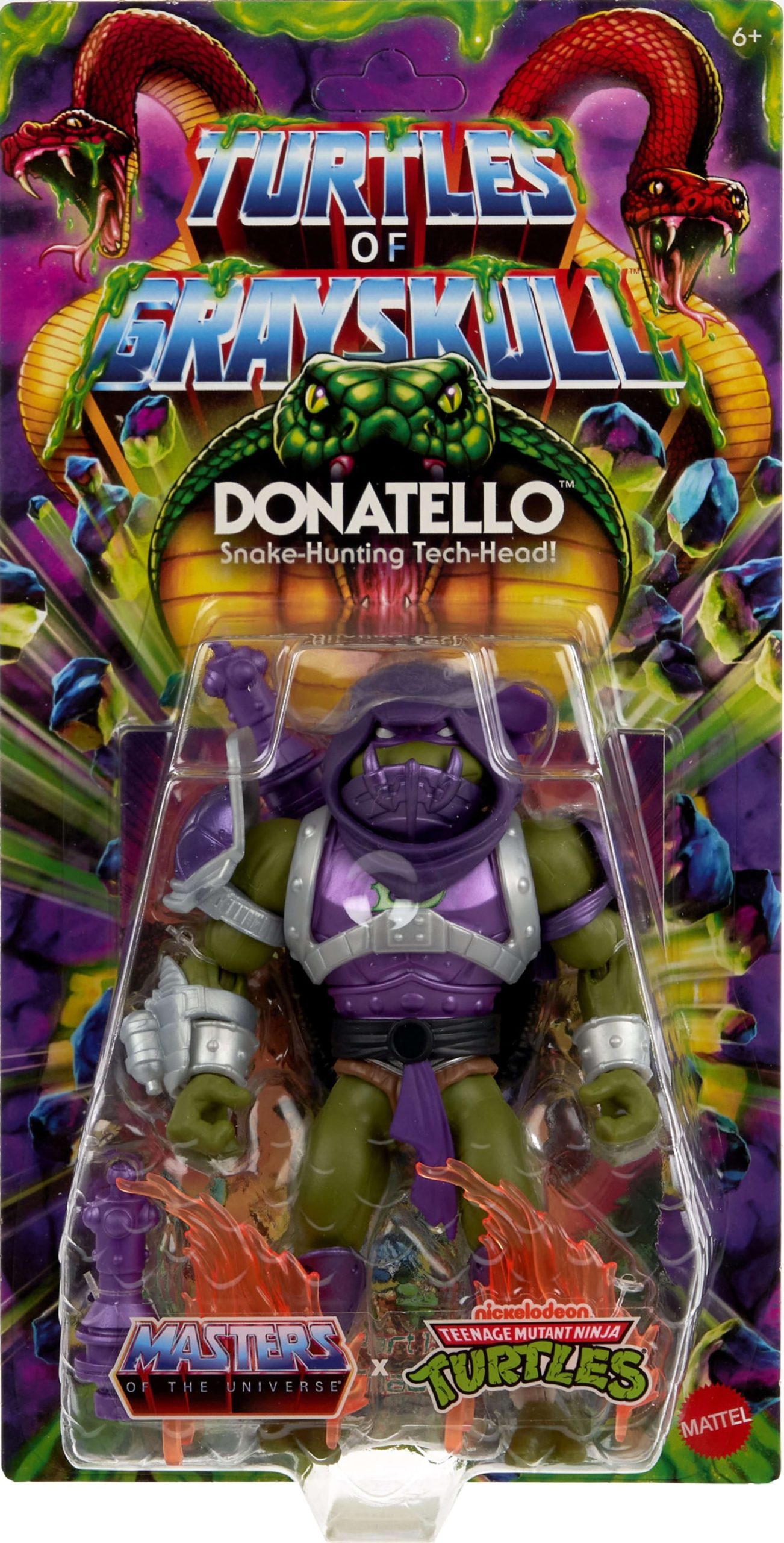 MOTU Turtles of Grayskull Donatello Action Figure - Image 6