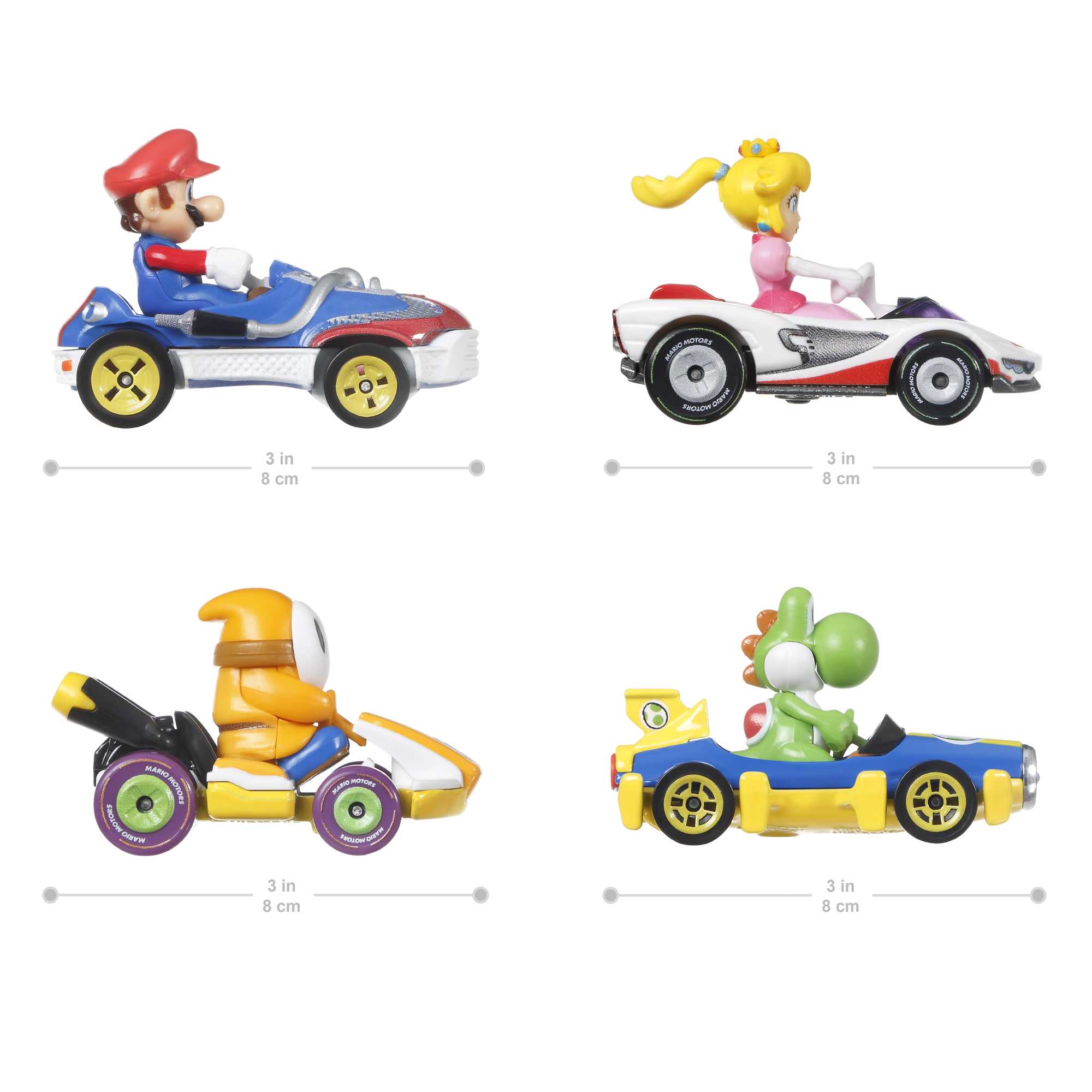 Hot Wheels Mario Kart Vehicle 4-Pack With 1 Exclusive Collectible Model - Image 6