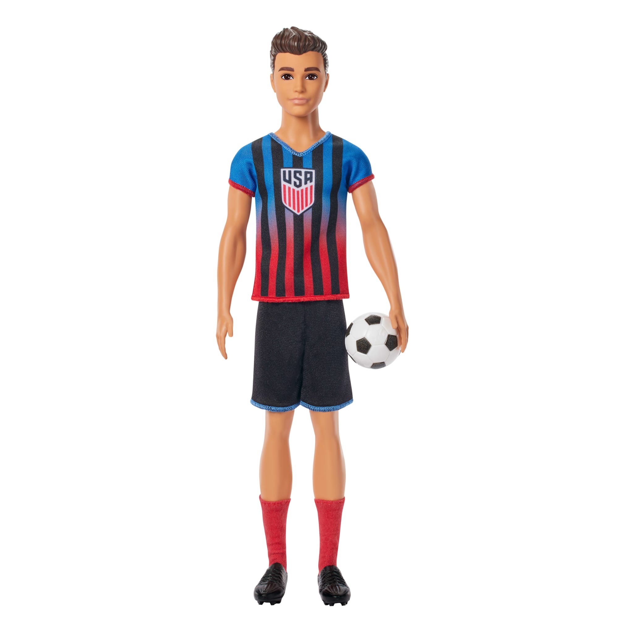 Barbie Careers Ussf Soccer Fashion Ken Doll Dressed in Removable Sport Outfit - Image 4