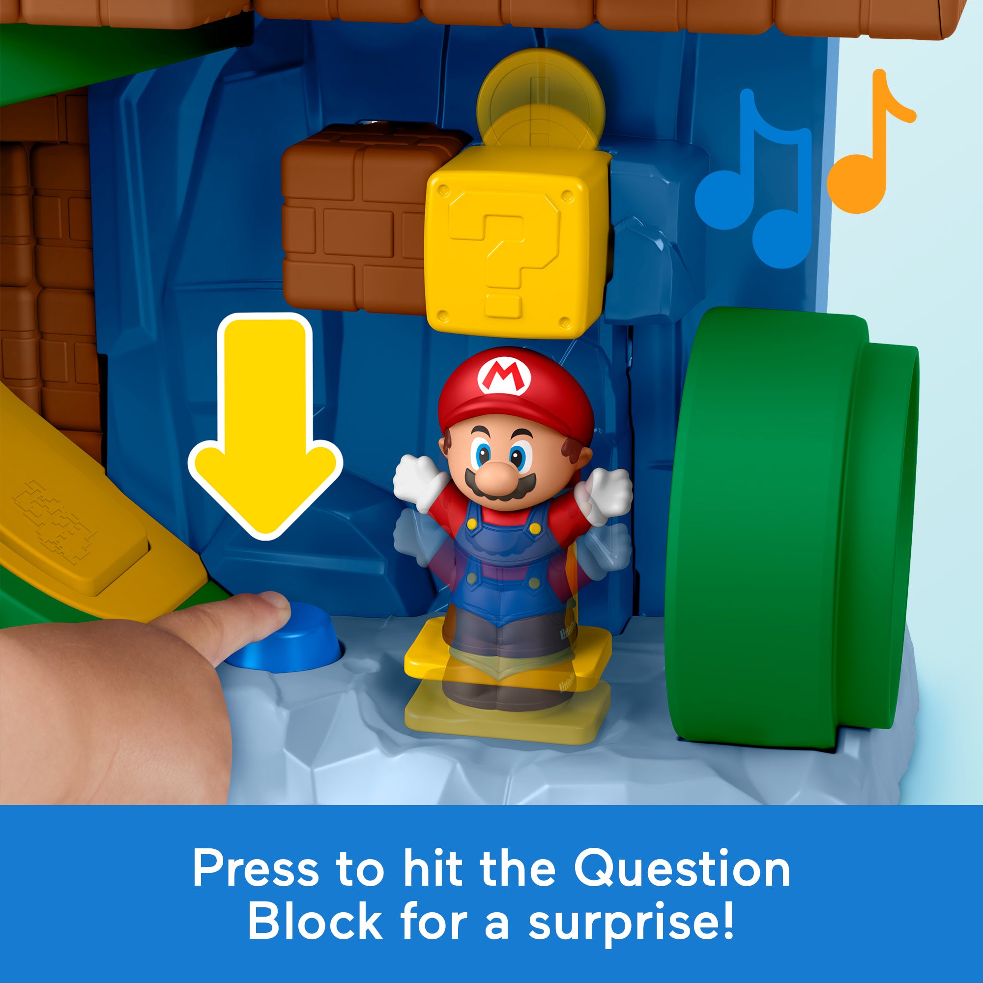 Fisher-Price Little People My Mario Adventure Playset Bundle With 6 Figures For Toddler Musical Play - Image 4