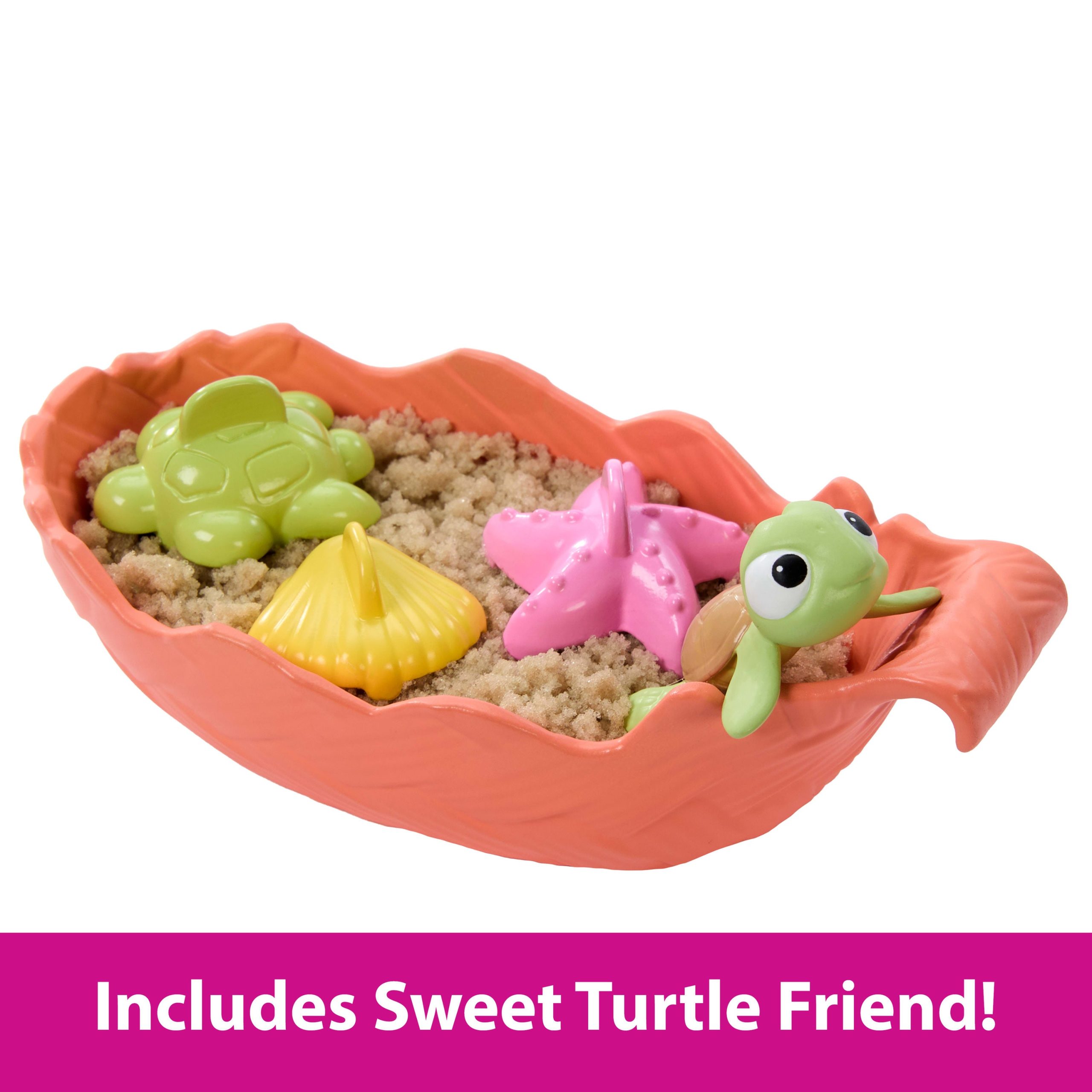 Disney Princess Ocean Friends Moana Doll With Moldable Sand. Animal Friend & 8 Accessories - Image 4