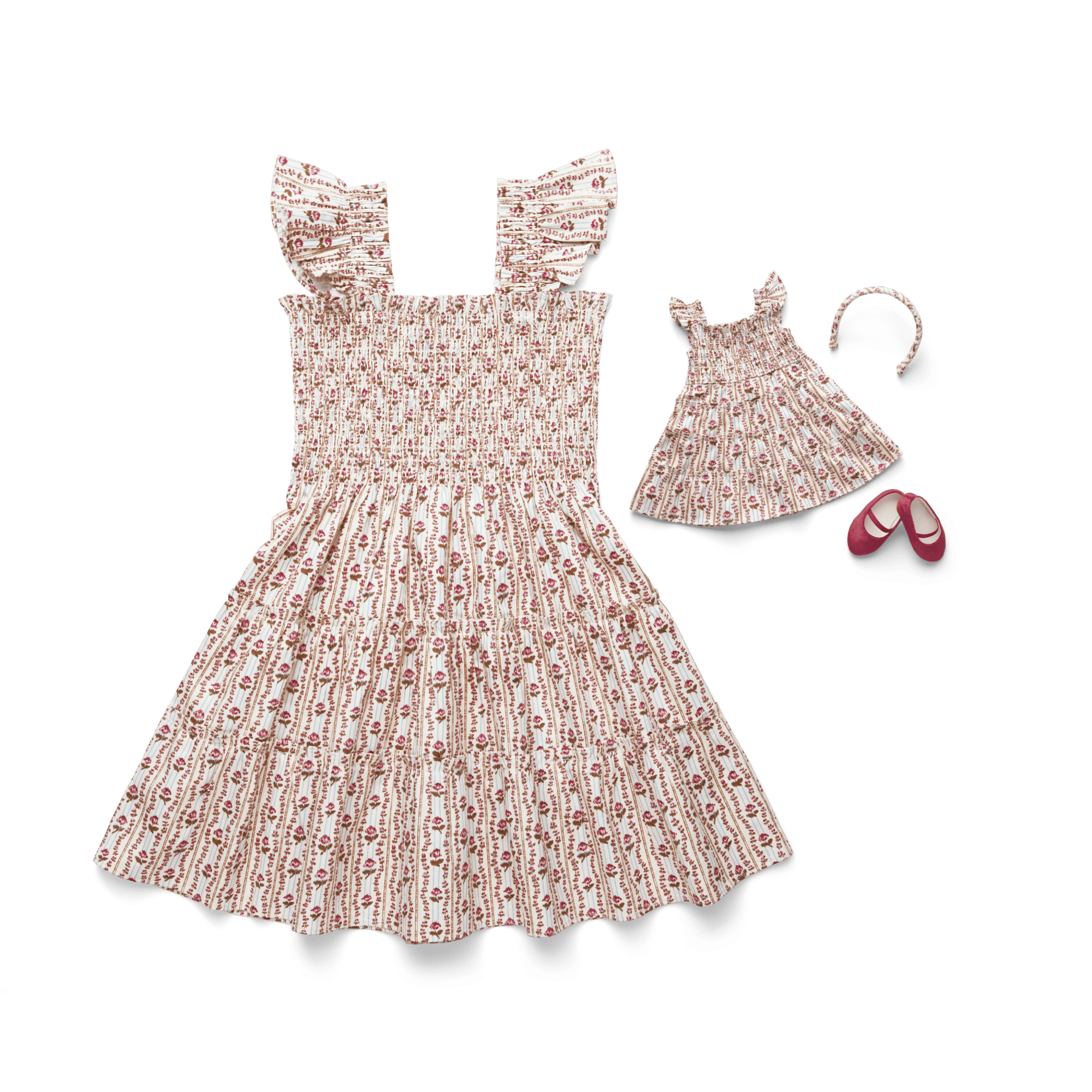 American Girl® x Hill House Home Ellie Nap Dress for Girls & 18-inch Dolls (Felicity™ Print) - Image 2