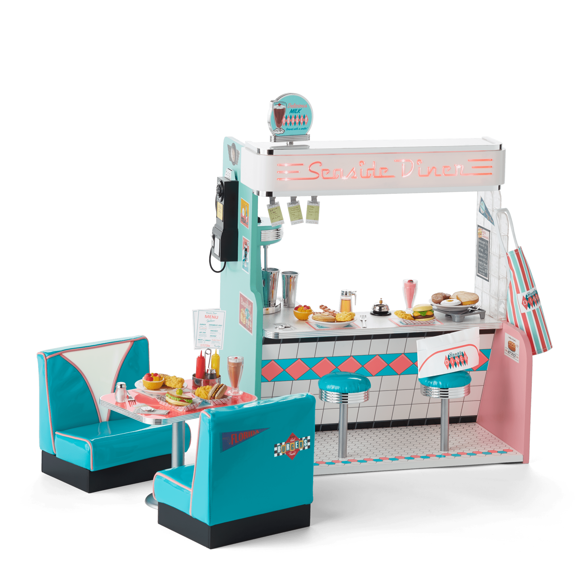 Maryellen's™ Seaside Diner for 18-inch Dolls (Historical Characters)