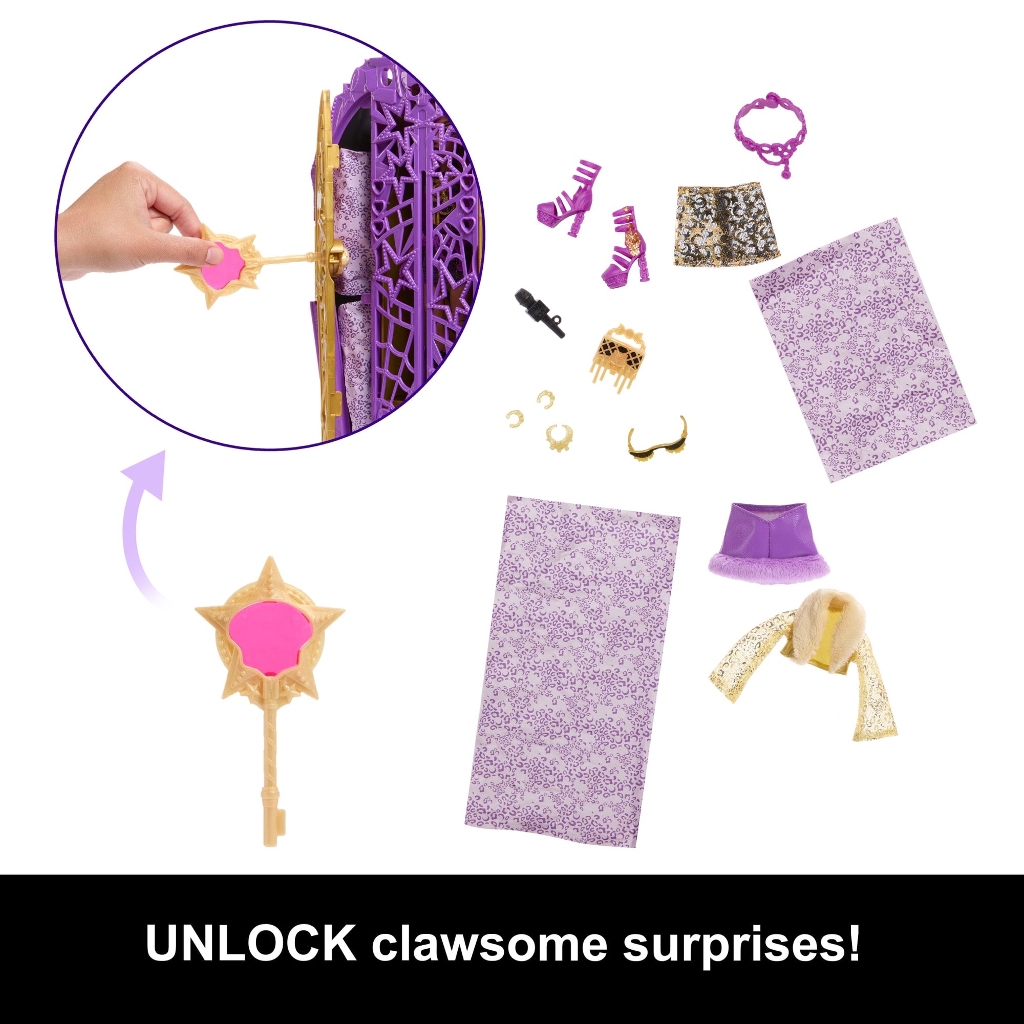 Monster High Skulltimate Secrets Hauntlywood Mysteries Doll. Clawdeen Wolf With 19+ Surprises - Image 4