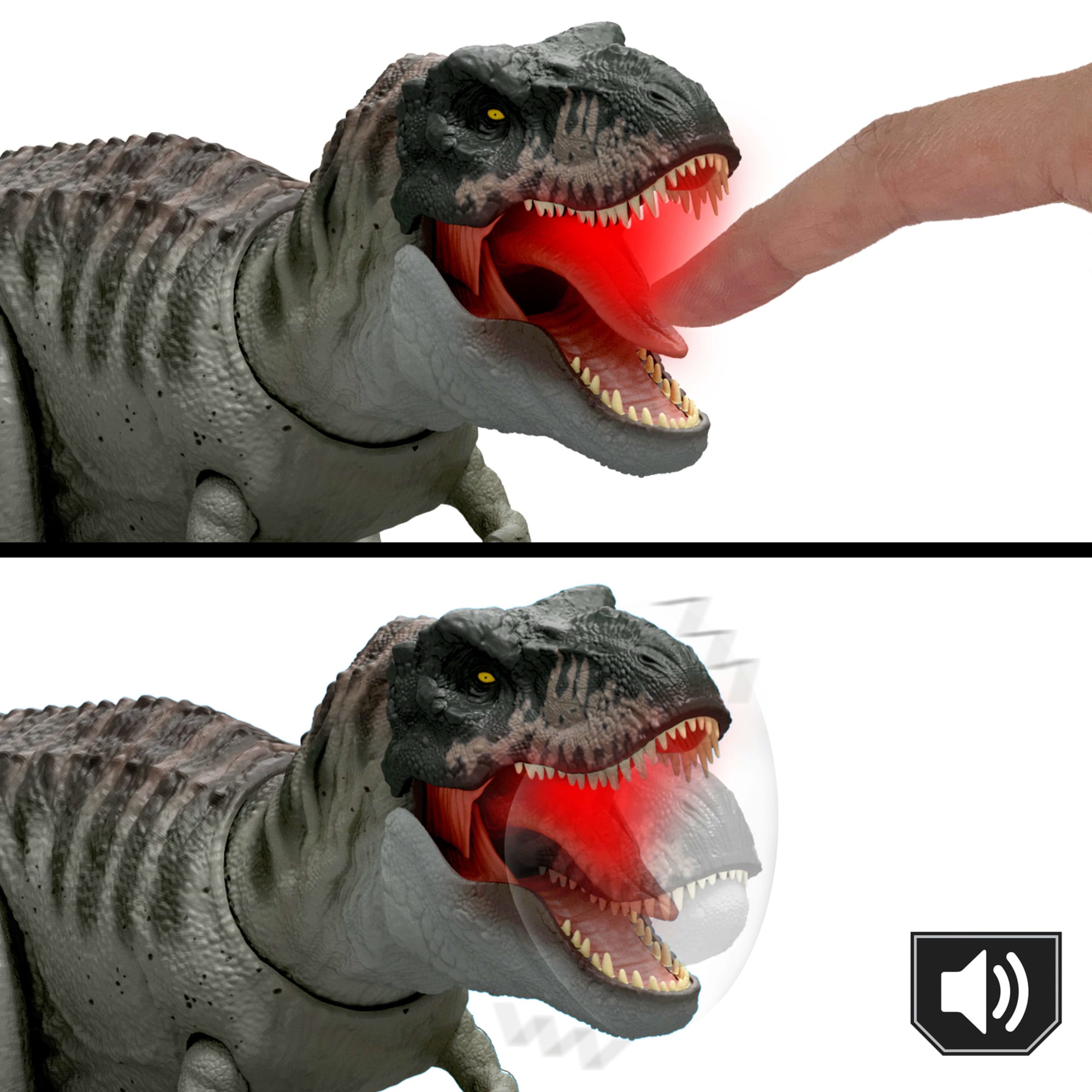 Jurassic World-Figurine Articulée Tyrannosaure Furieux Prédateur - Image 5