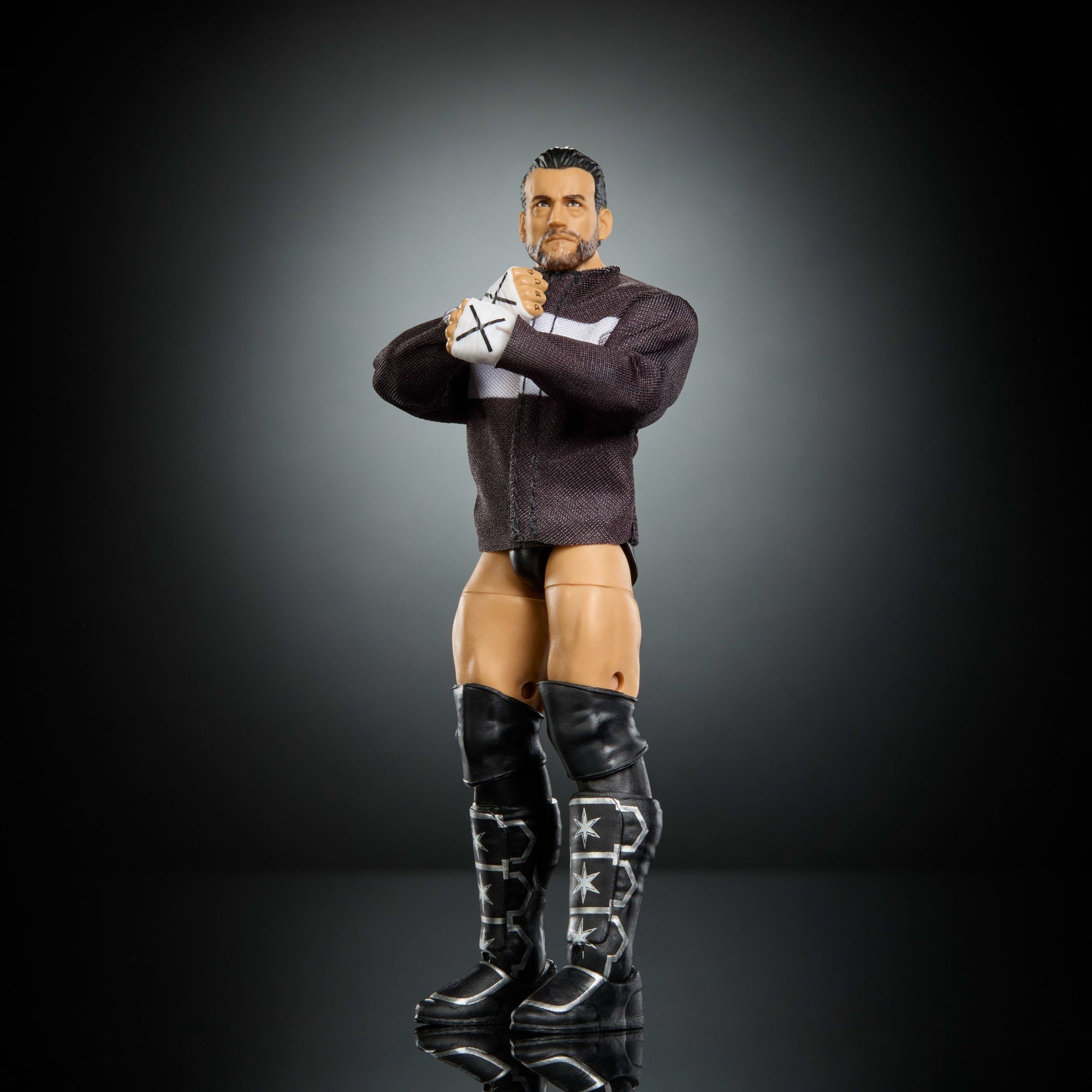 WWE Elite Cm Punk Action Figure. Series #124 Set. 6-Inch Collectible With Articulation & Accessories - Image 5