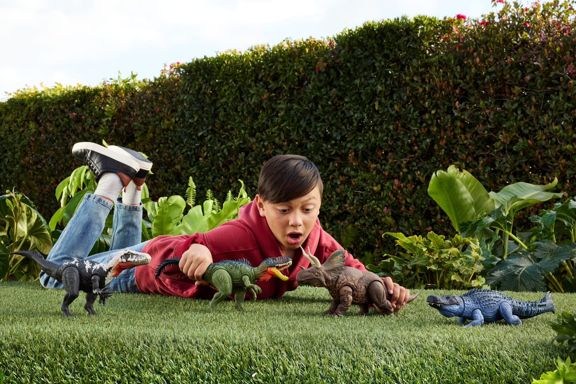 Jurassic World Dinosaurio de Juguete Rebirth Rastreadores Gigantes Purussaurus - Image 2