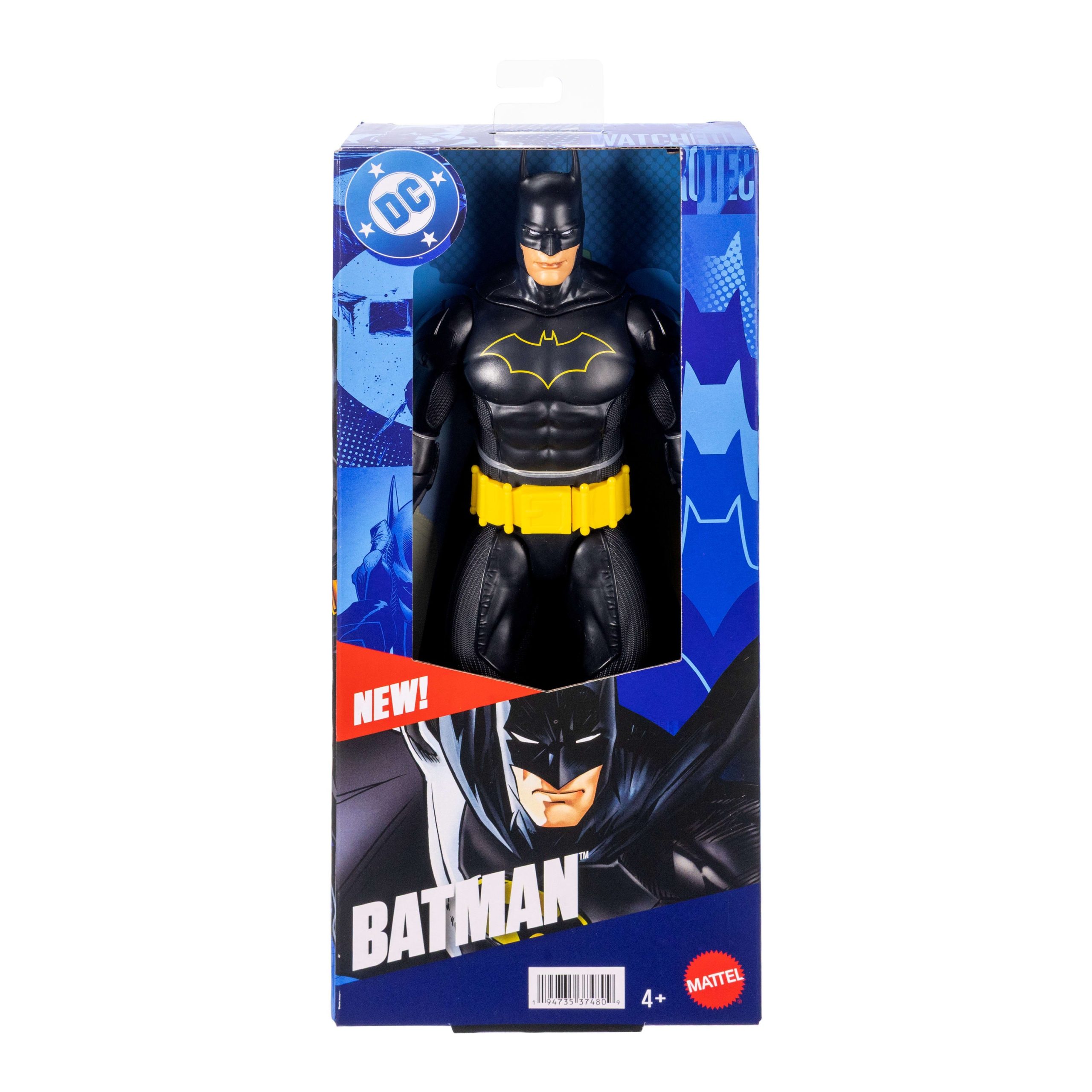 DC 12-inch Batman Action Figure. Black Batsuit. 7 Points Of Articulation - Image 6