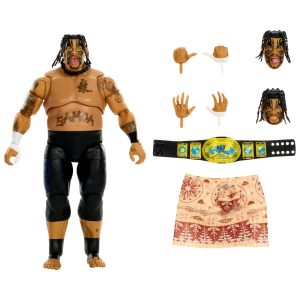WWE Ultimate Edition Umaga Action Figure & Accessories Set. 6-Inch Collectible Superstar
