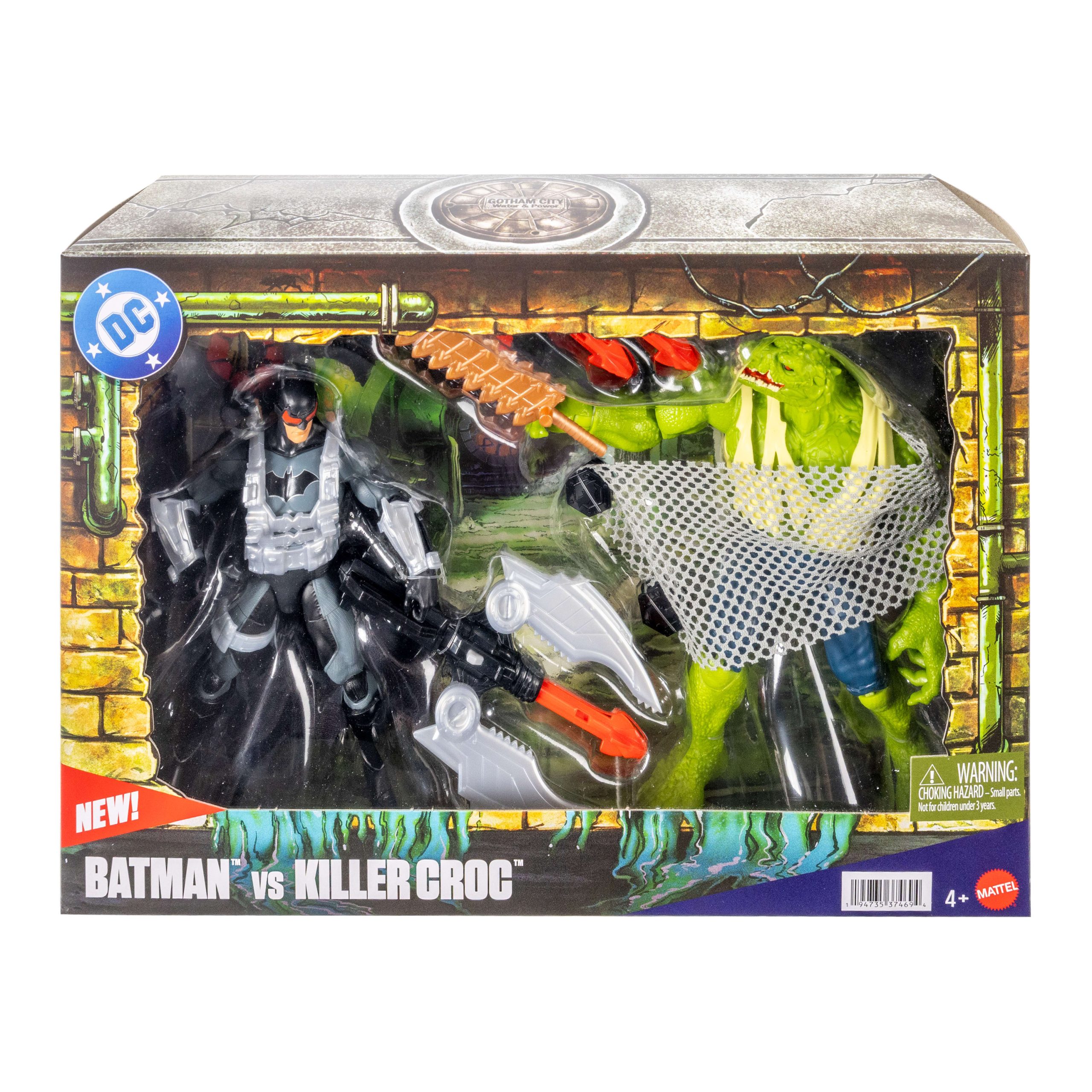 DC Premier Batman vs Killer Croc 2 Pack. 6.5 Inch Scale 22 Points Articulation & Accessories - Image 6