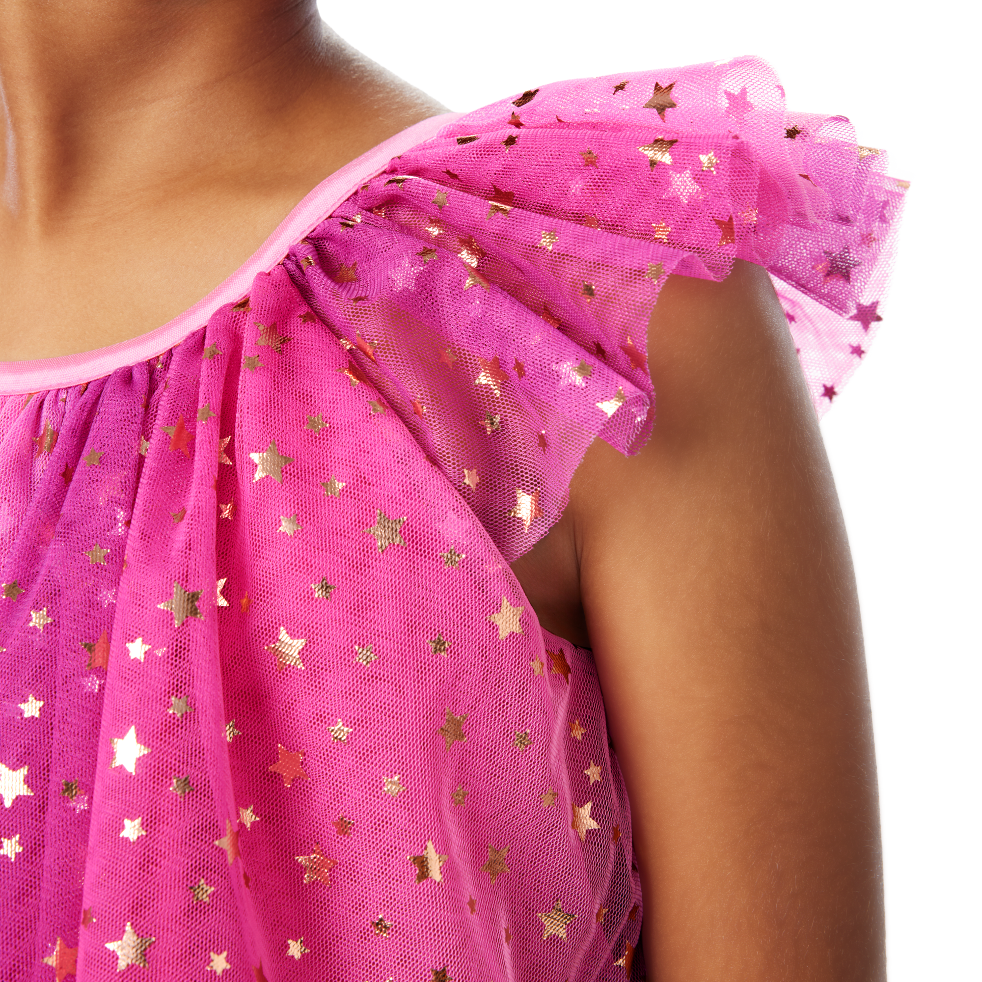 Pink Party-Ready Dress for Girls - Image 4