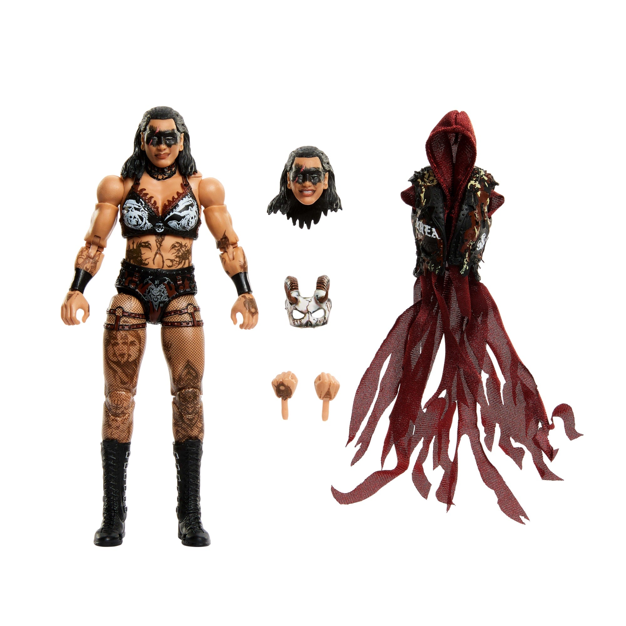 WWE Ultimate Edition Rhea Ripley Action Figure & Accessories Set. 6-Inch Collectible