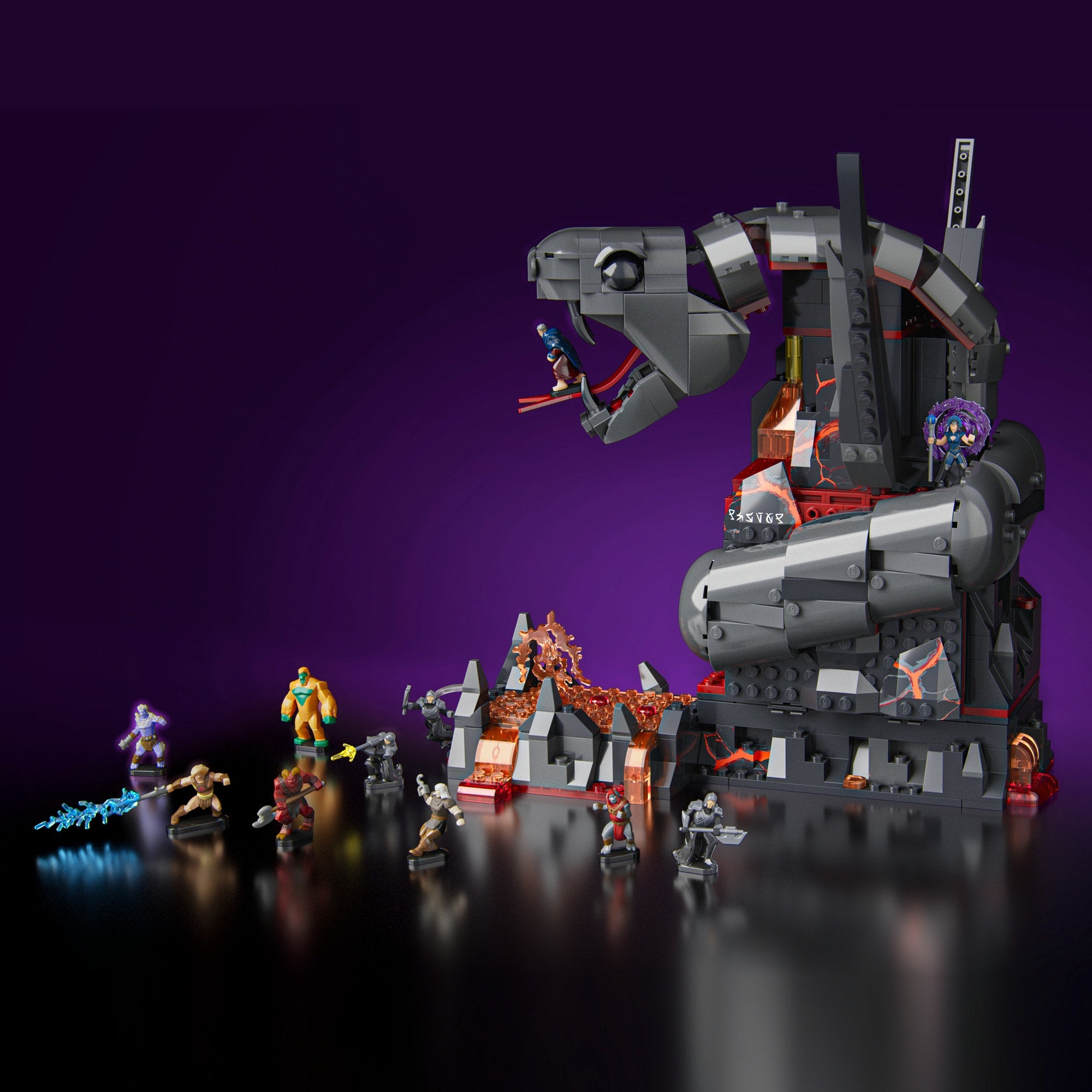 Mattel Brick Shop Masters of the Universe Clash at Snake Mountain Building Set - Image 4