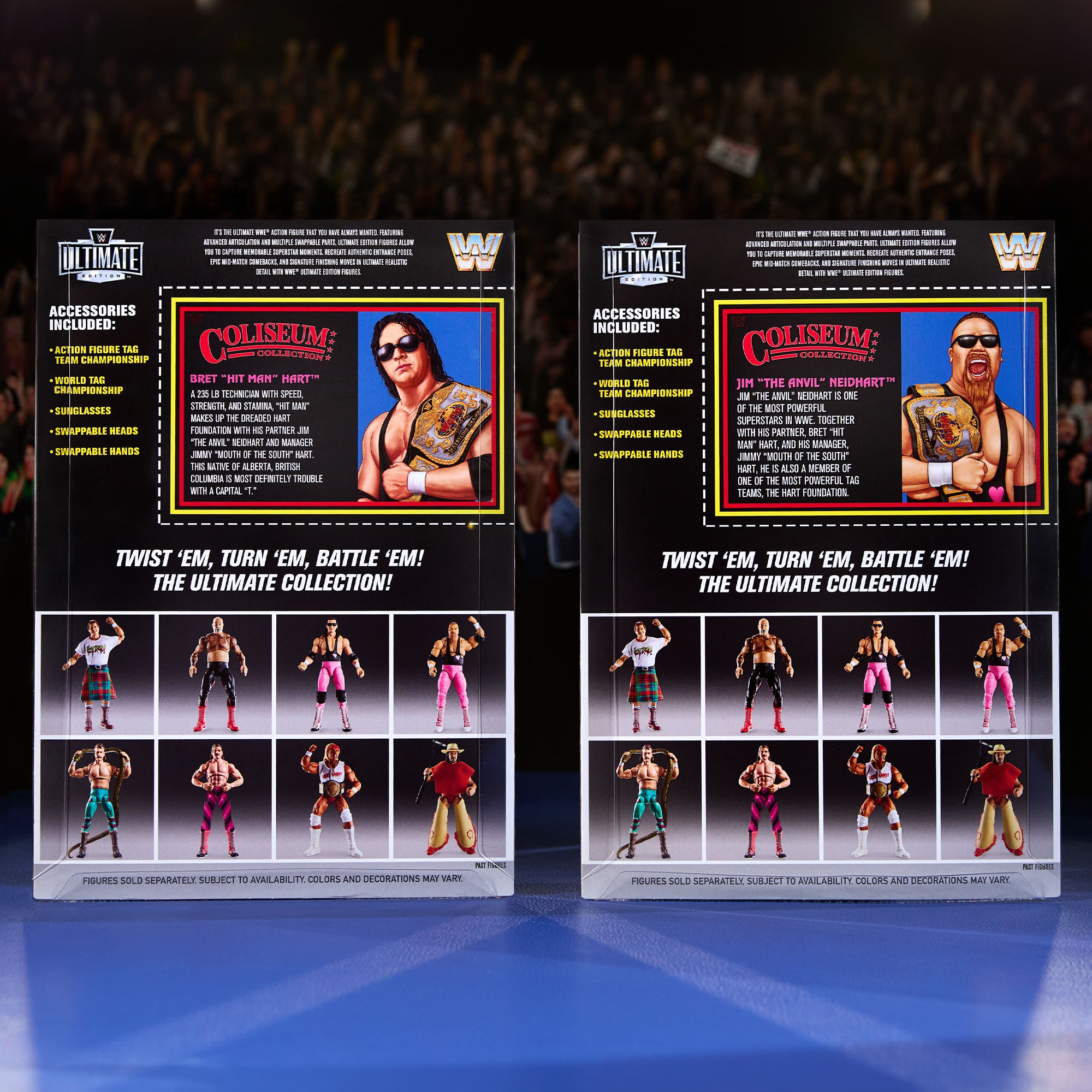 WWE Coliseum Collection Hart Foundation Action Figure 2-Pack - Image 4