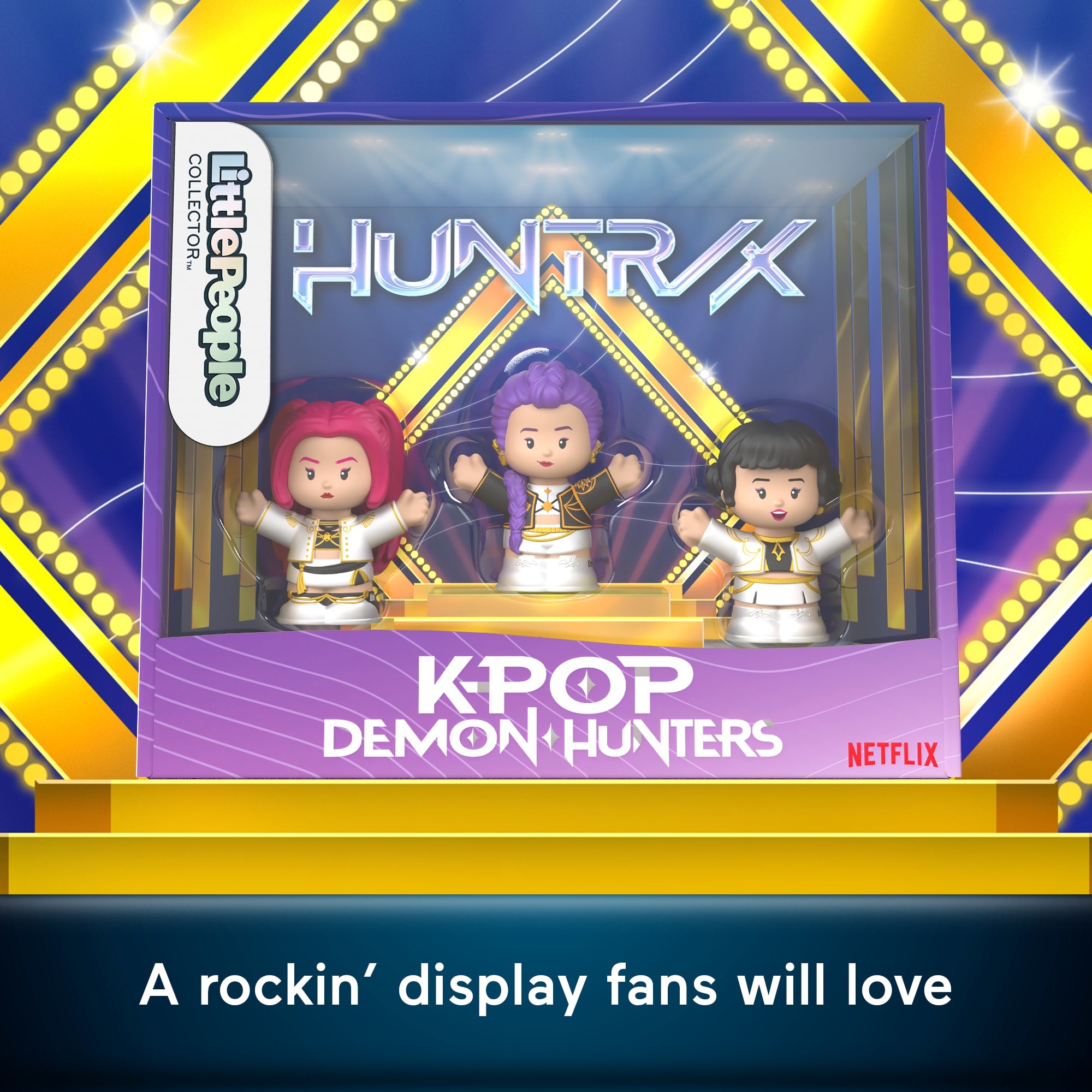 Little People Collector Kpop Demon Hunters: Huntr/X Special Edition Set. 3 Figures - Image 3