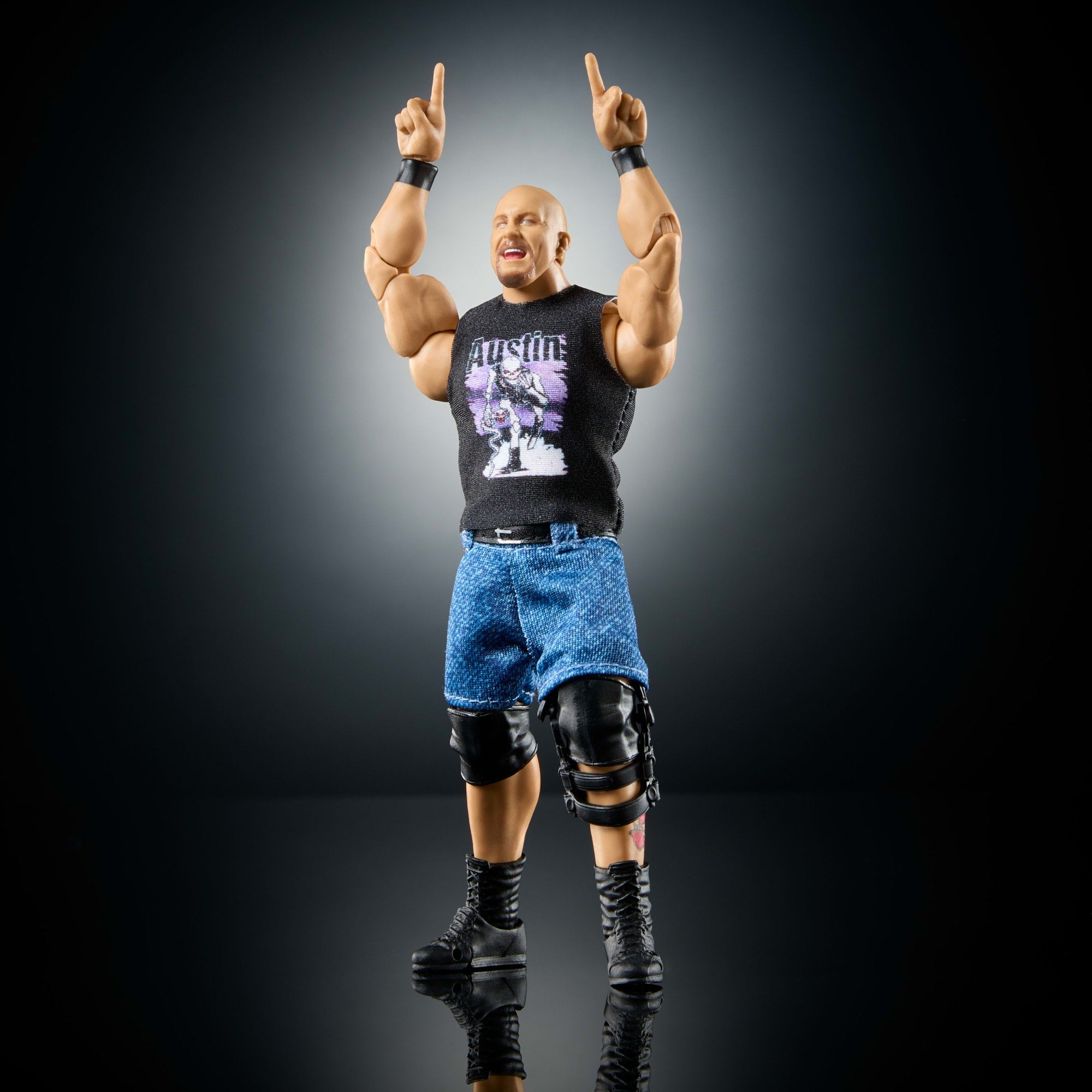 WWE Ultimate Edition Monday Night War Stone Cold Steve Austin Action Figure - Image 5