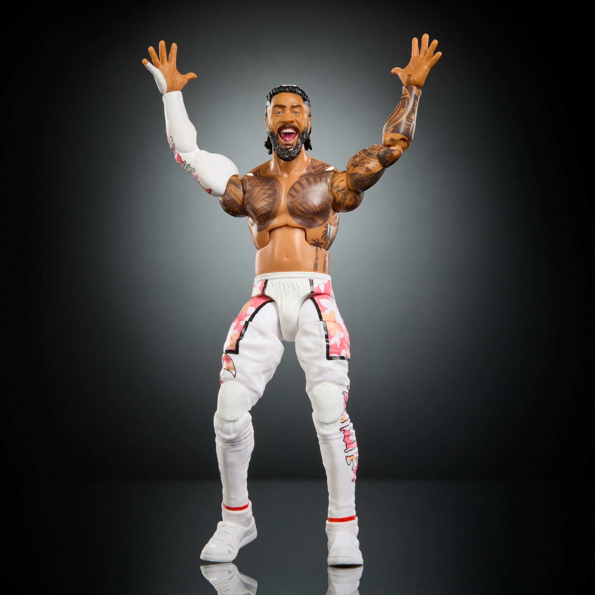 WWE Elite Jey Uso Action Figure. Series #124 Set. 6-Inch Collectible With Articulation & Accessories - Image 5
