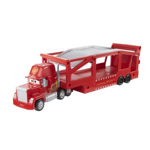 Disney And Pixar Cars Mack Hauler. 13-Inch Toy Transporter Truck With Ramp & Carry Storage For 12 Vehicles. Gift For Kids Ages 4 Years Old & Up